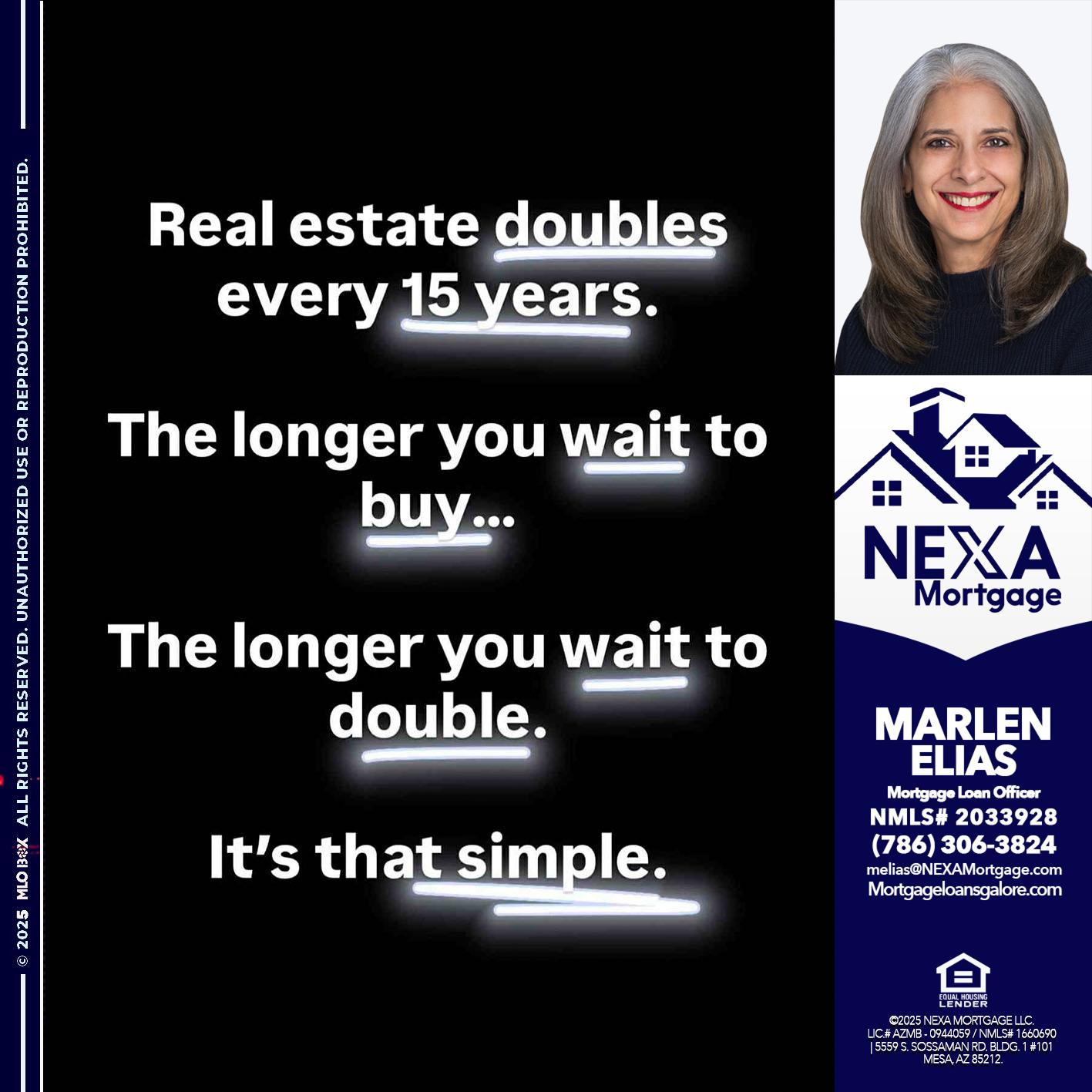 REAL ESTATE - Marlen Elias -Mortgage Loan Officer