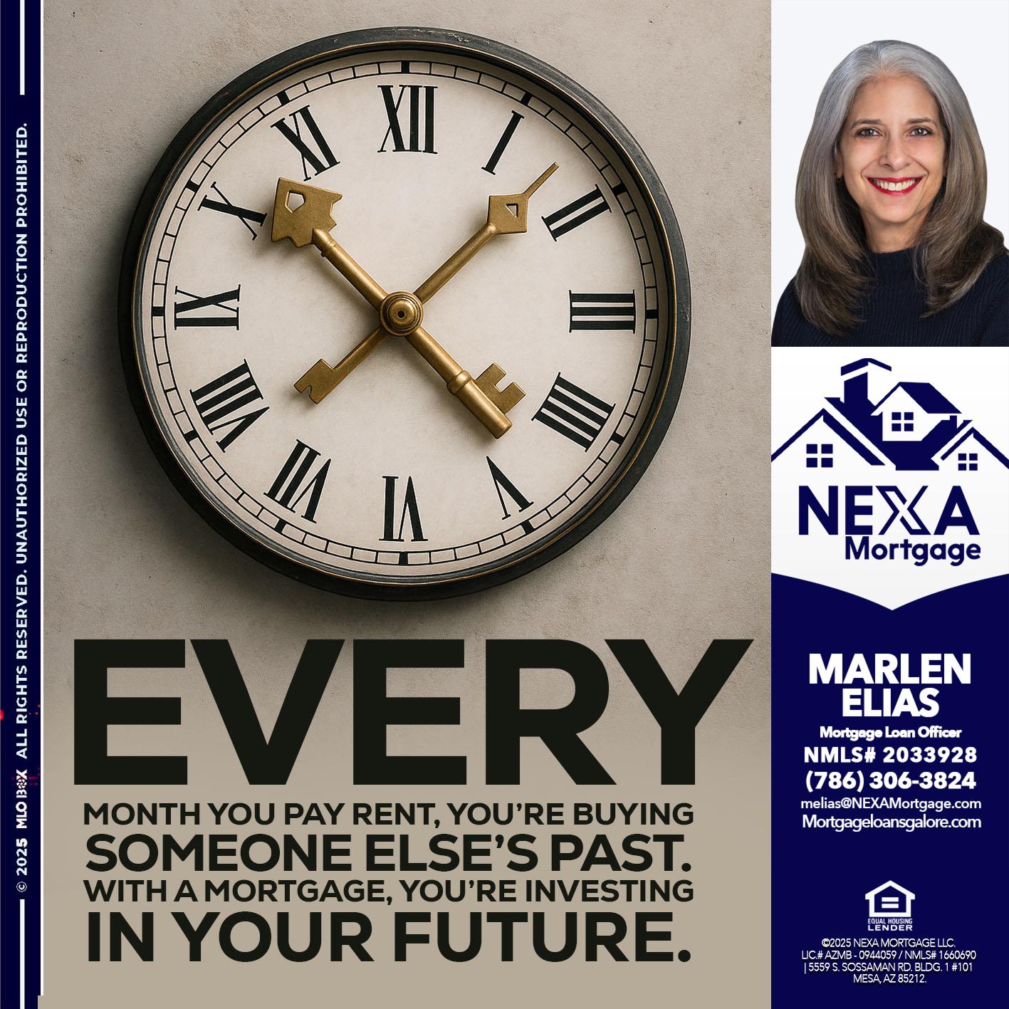 EVERY MONTH - Marlen Elias -Mortgage Loan Officer