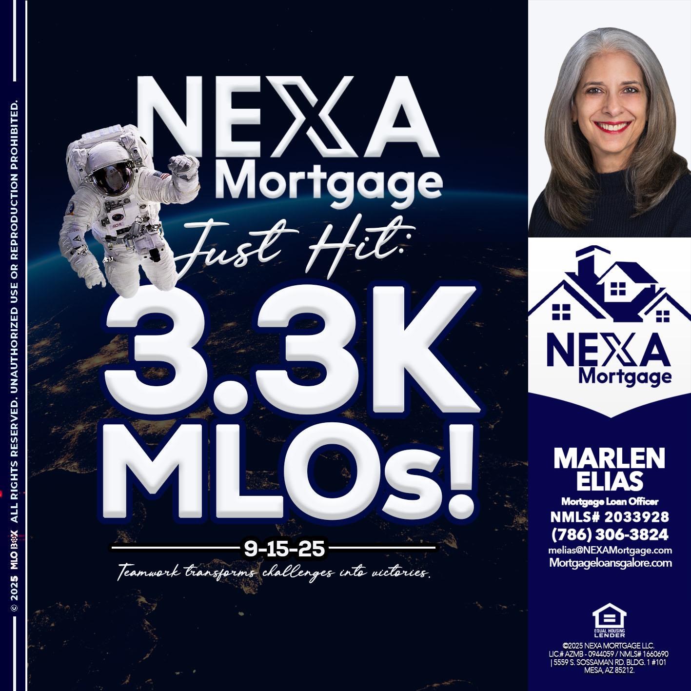 3.3K - Marlen Elias -Mortgage Loan Officer