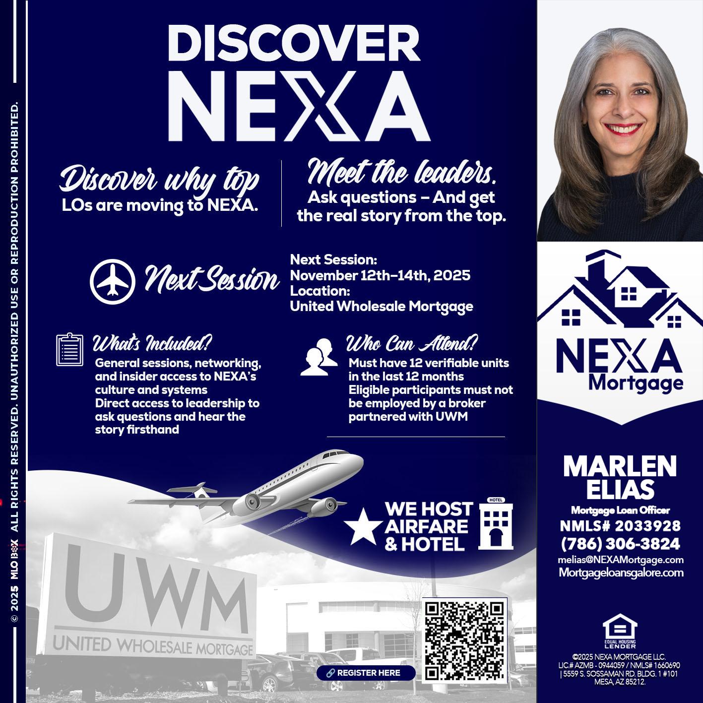 DISCOVER NEXA - Marlen Elias -Mortgage Loan Officer