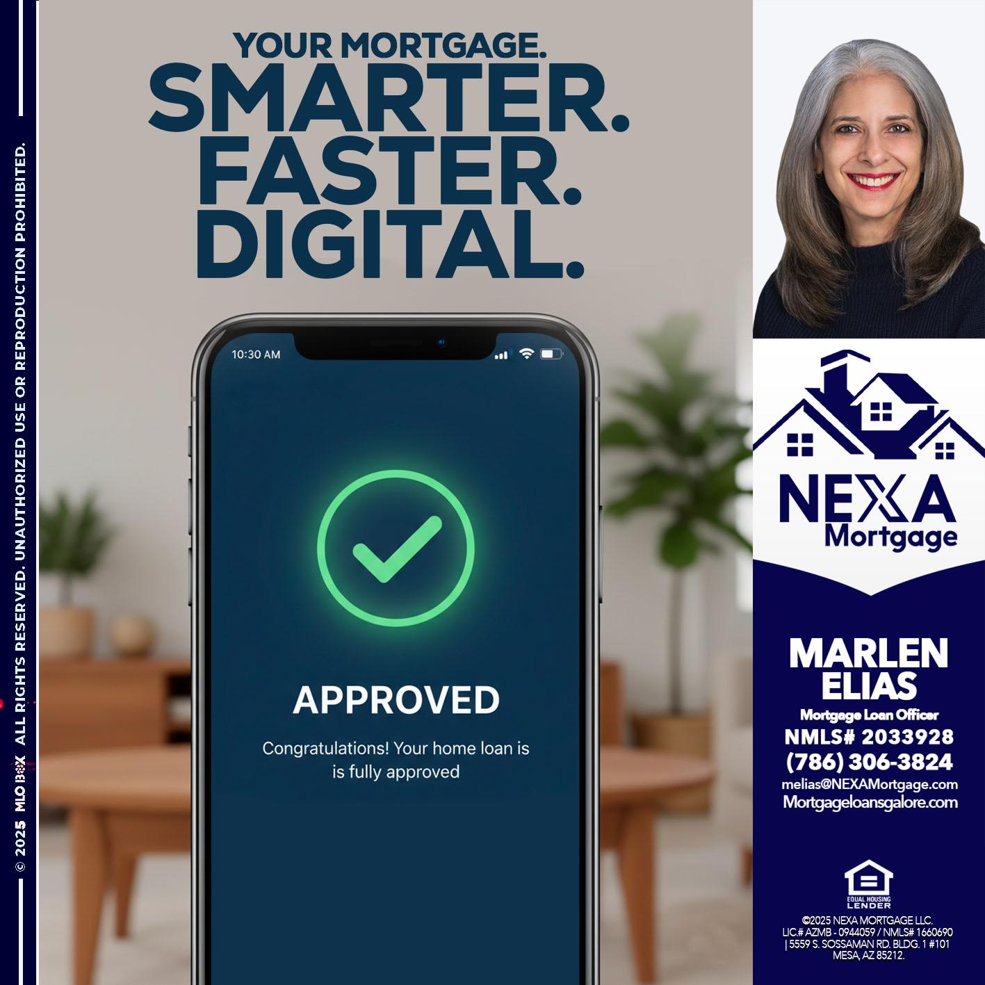 smarter faster digital - Marlen Elias -Mortgage Loan Officer
