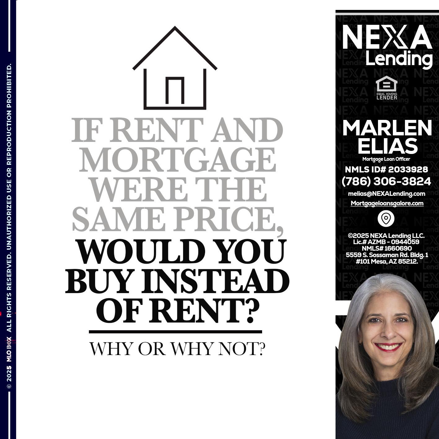 IF RENT - Marlen Elias -Mortgage Loan Officer