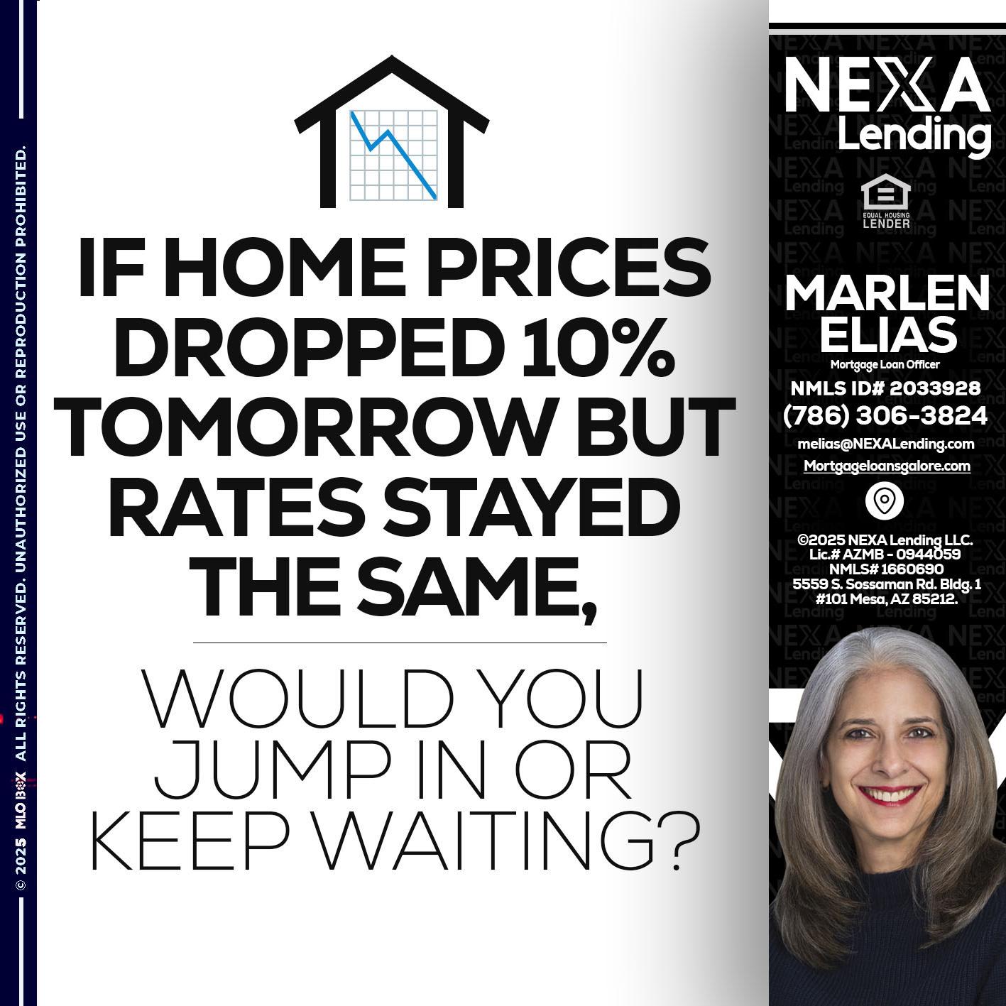 IF HOME PRICES - Marlen Elias -Mortgage Loan Officer