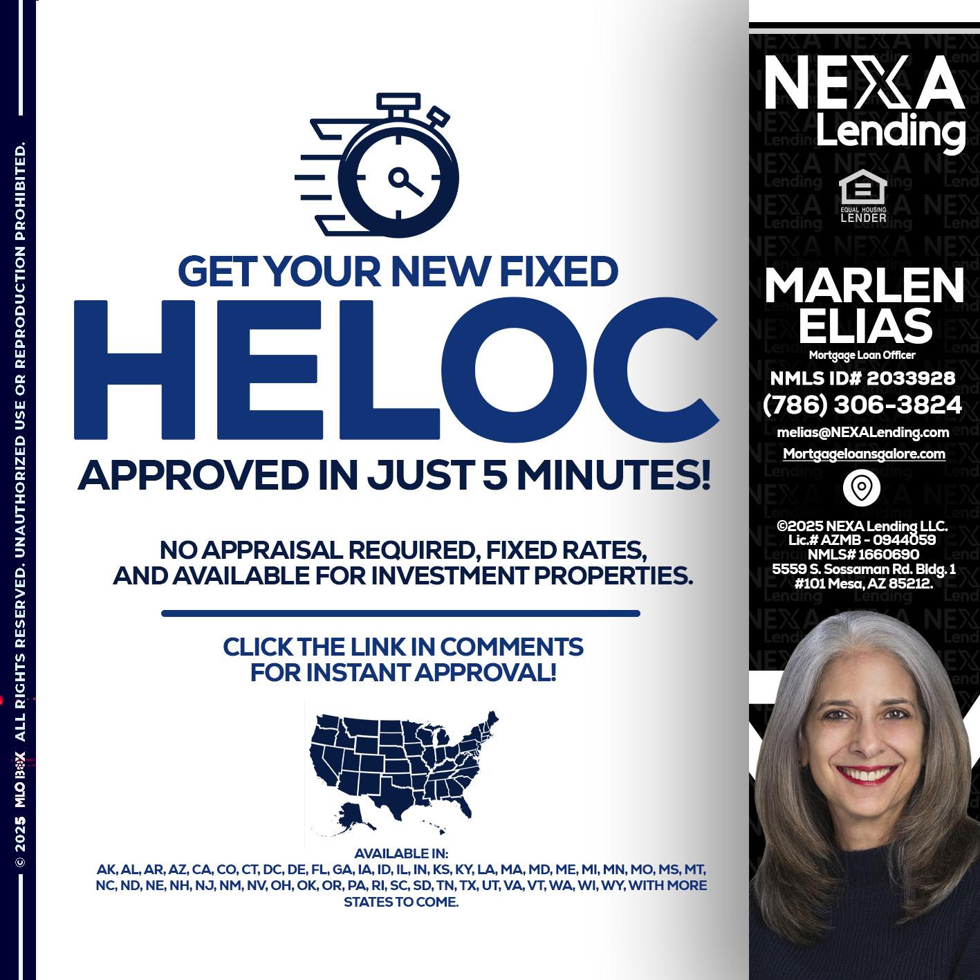 HELOC - Marlen Elias -Mortgage Loan Officer