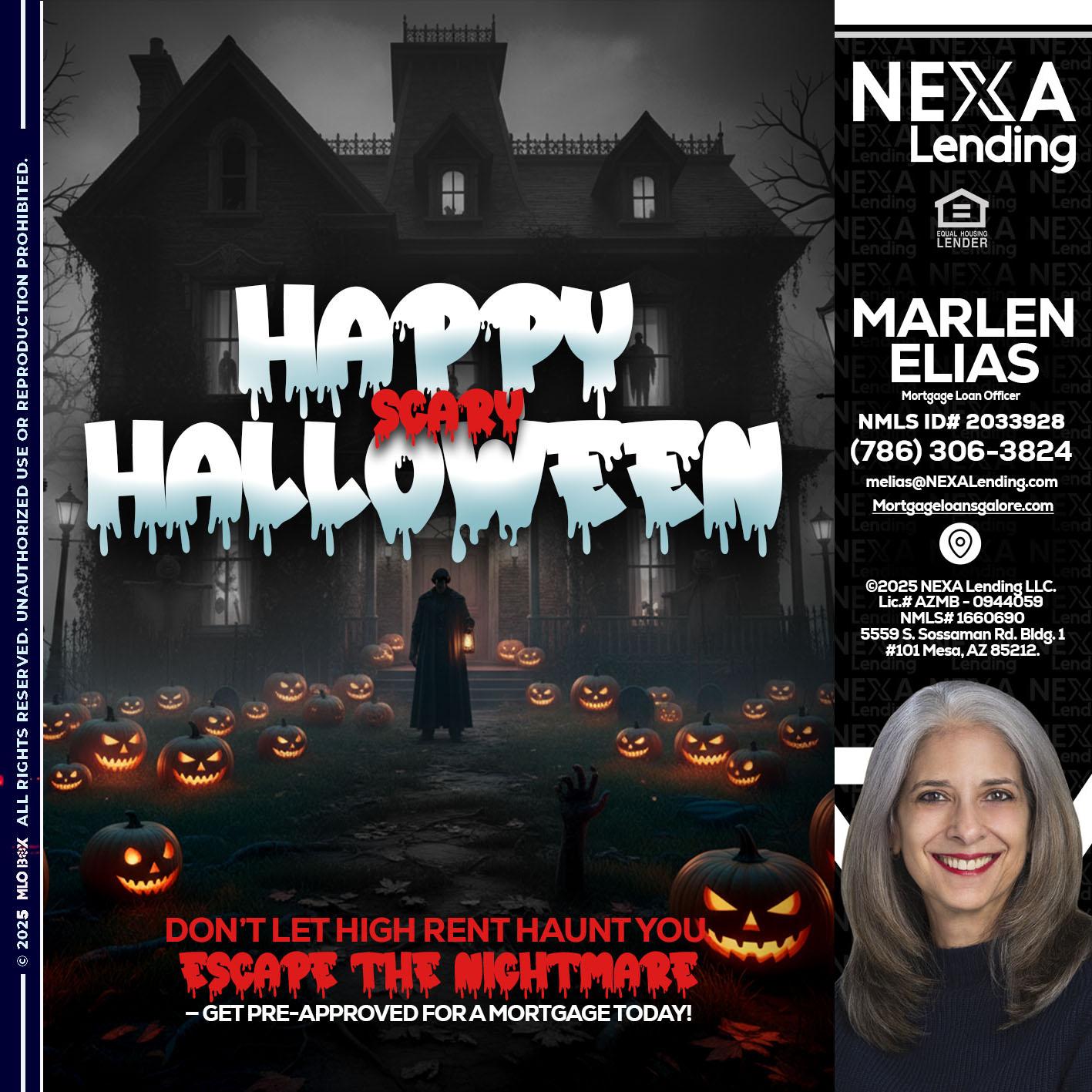 HAPPY HALLOWEEN - Marlen Elias -Mortgage Loan Officer