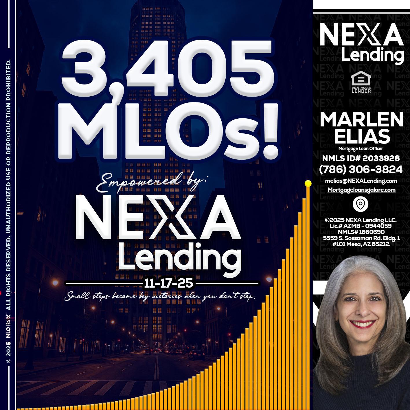 3405 MLOs - Marlen Elias -Mortgage Loan Officer