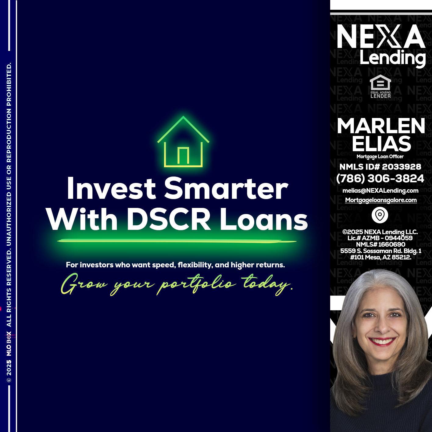 DSCR - Marlen Elias -Mortgage Loan Officer