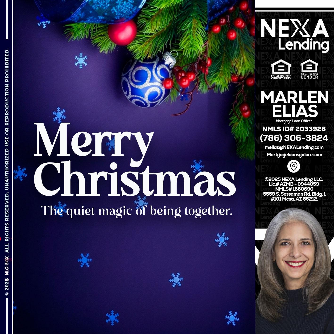 merry christmas - Marlen Elias -Mortgage Loan Officer