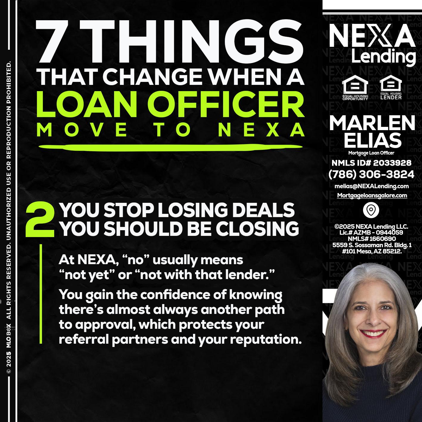 7 THINGS (2) - Marlen Elias -Mortgage Loan Officer
