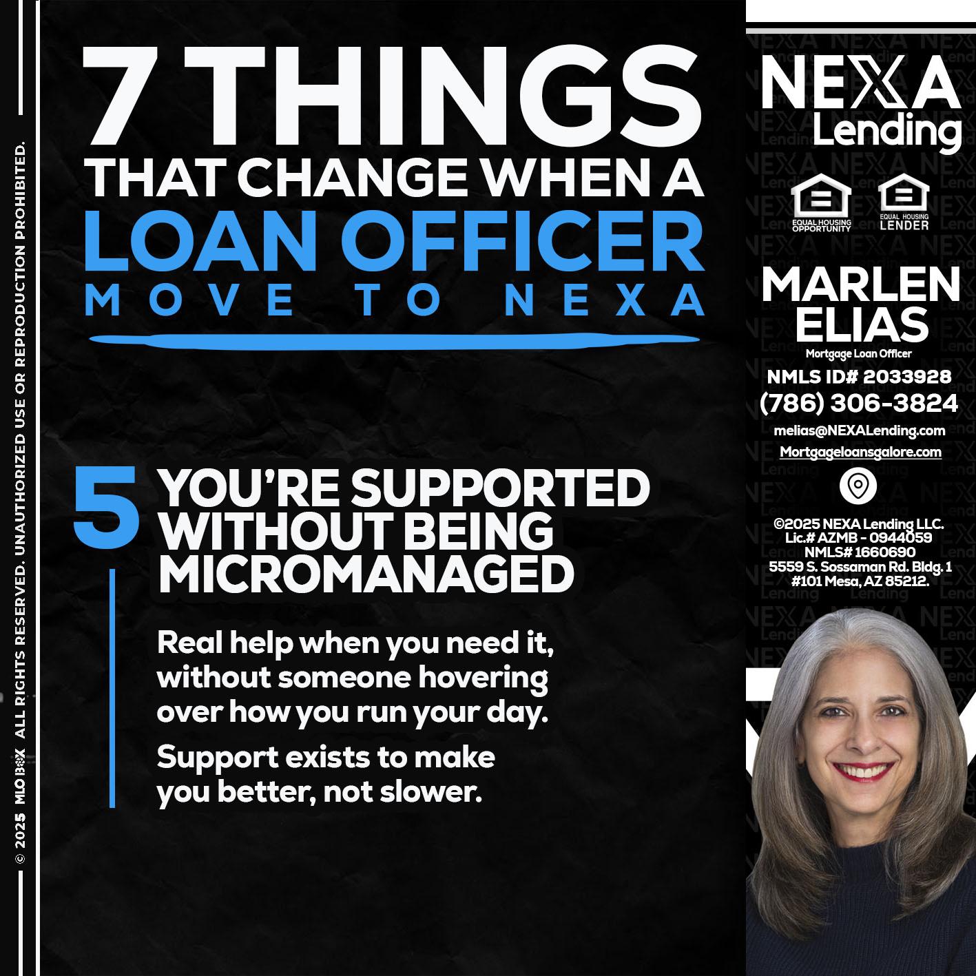 7 THINGS (5) - Marlen Elias -Mortgage Loan Officer