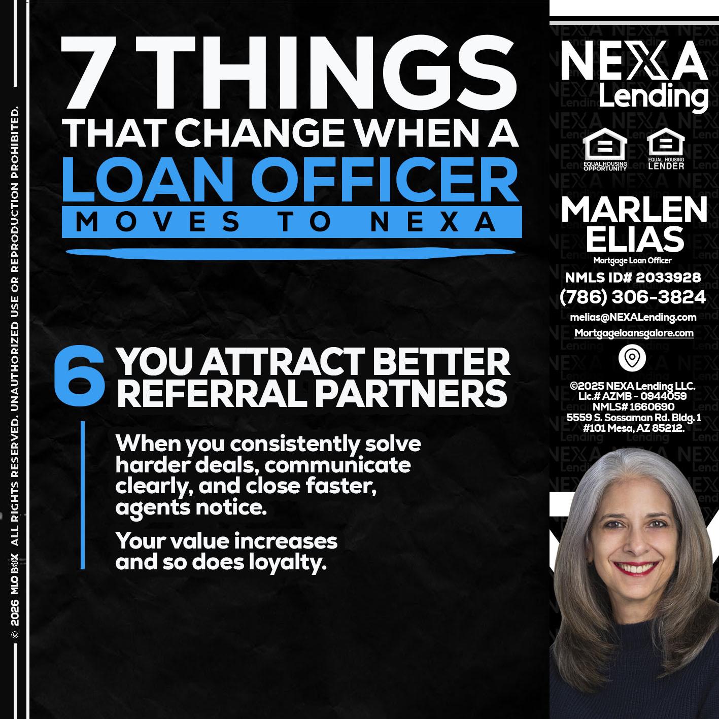 7 THINGS (6) - Marlen Elias -Mortgage Loan Officer