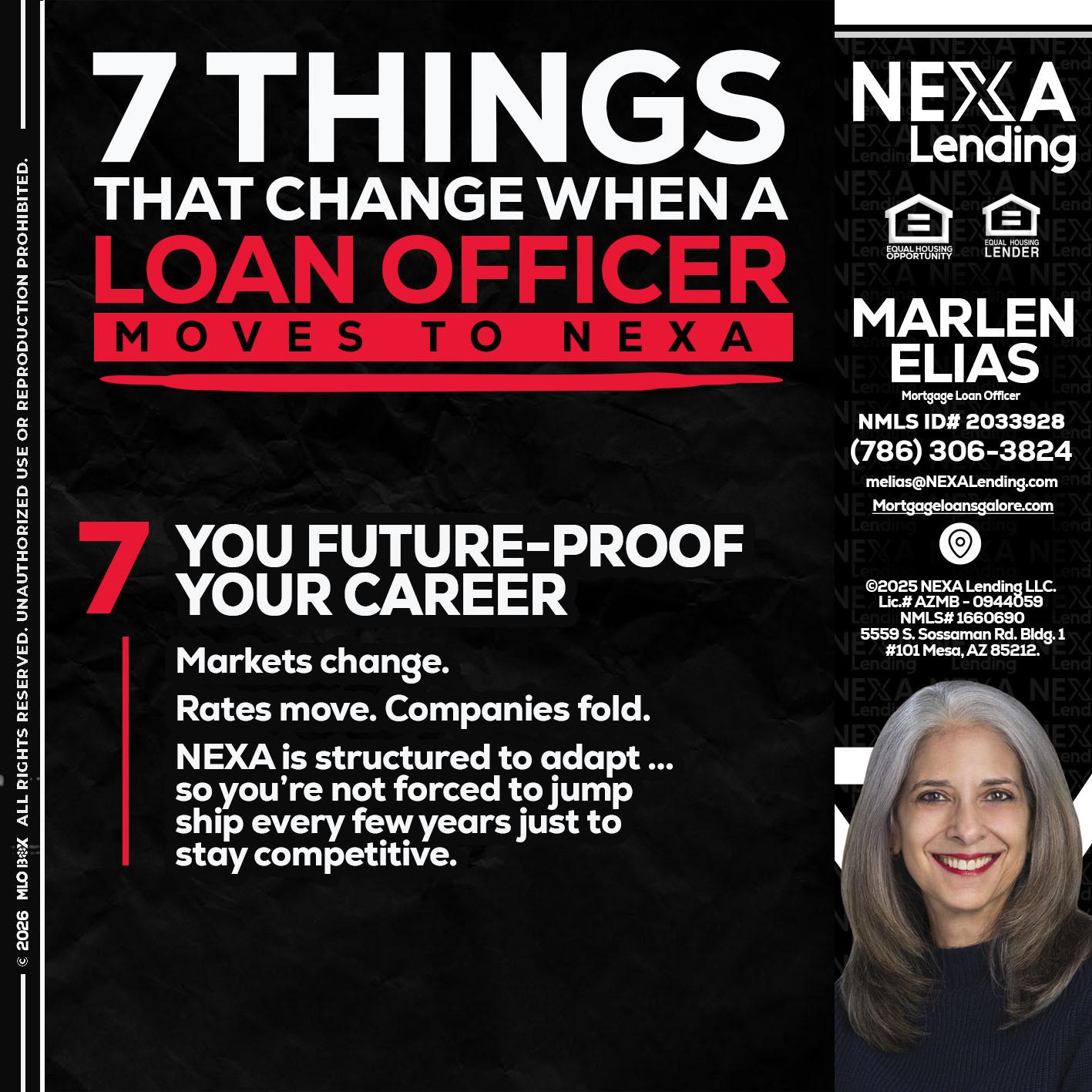 7 THINGS (7) - Marlen Elias -Mortgage Loan Officer