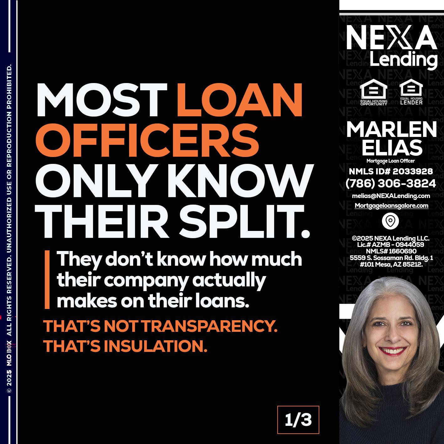 1 OF 3 - Marlen Elias -Mortgage Loan Officer