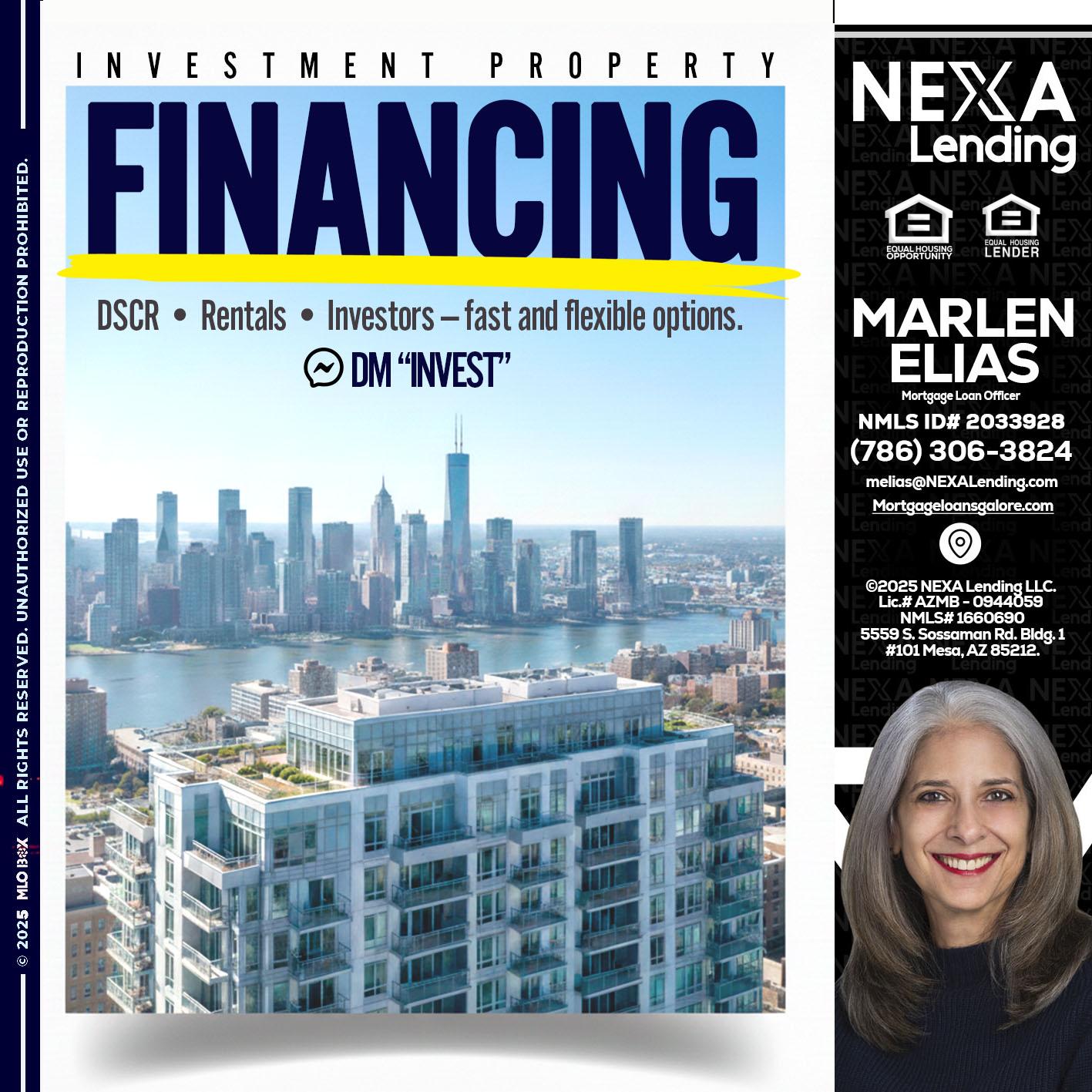 FINANCING - Marlen Elias -Mortgage Loan Officer