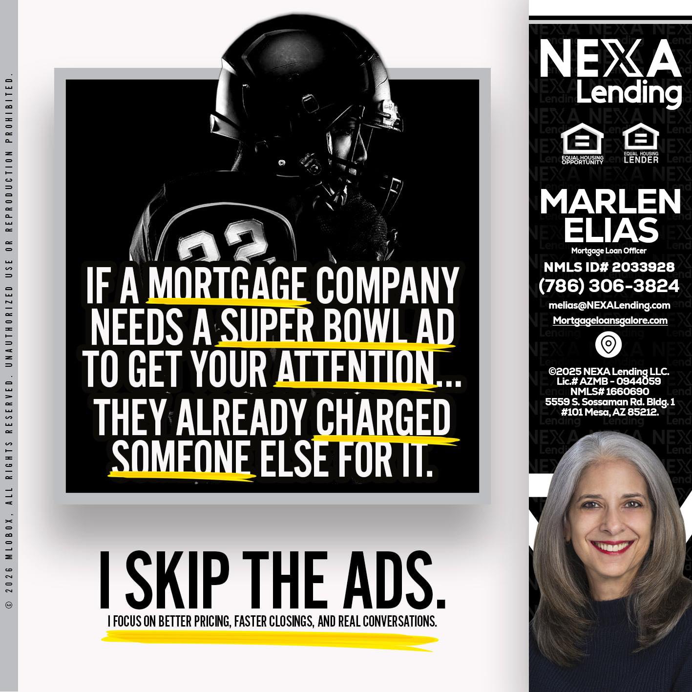 if a mortgage ad - Marlen Elias -Mortgage Loan Officer