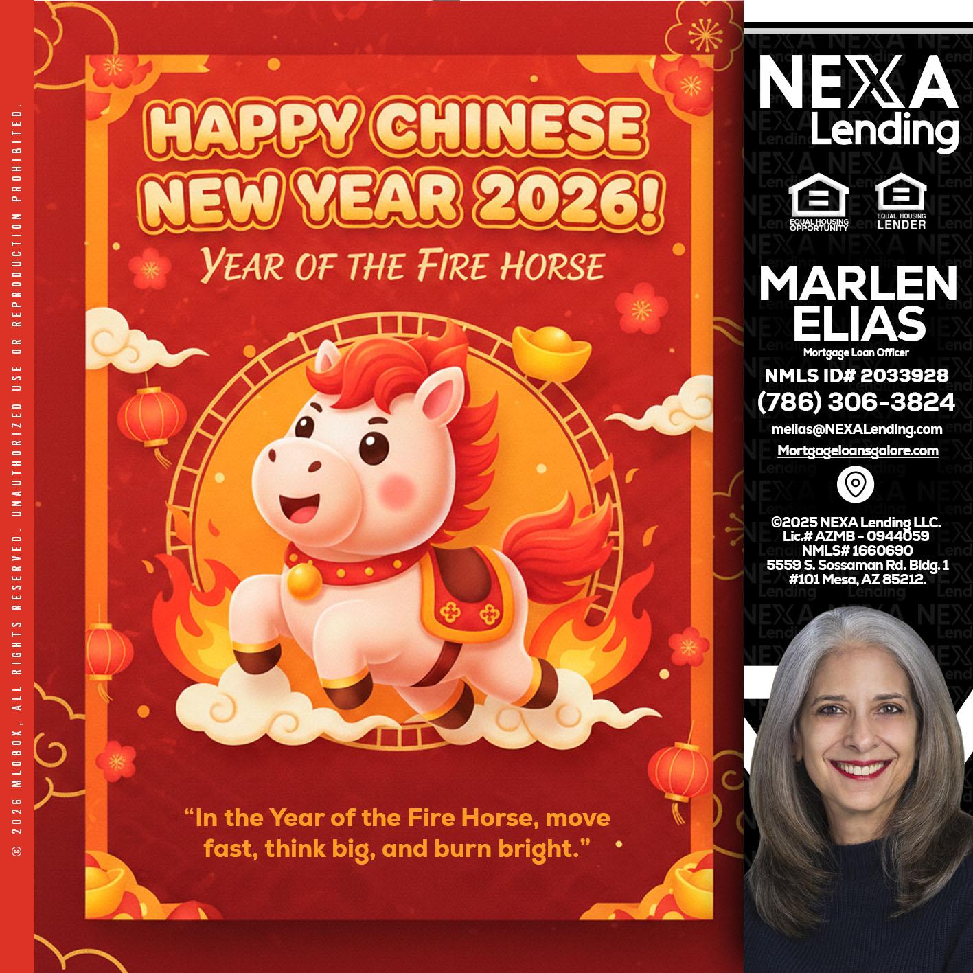 happy Chinese new year - Marlen Elias -Mortgage Loan Officer