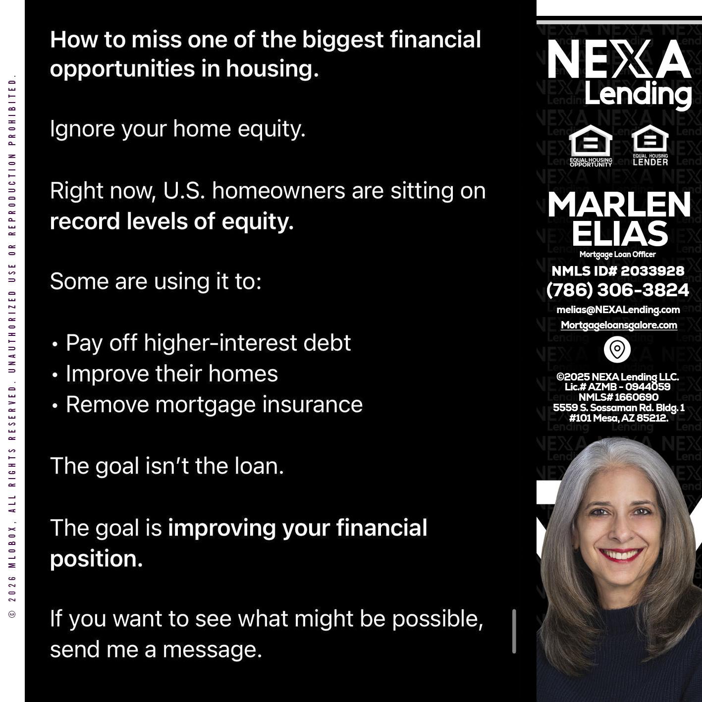how to miss - Marlen Elias -Mortgage Loan Officer