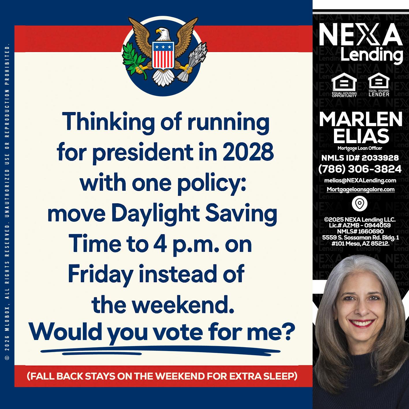 THINKING OF RUNING - Marlen Elias -Mortgage Loan Officer