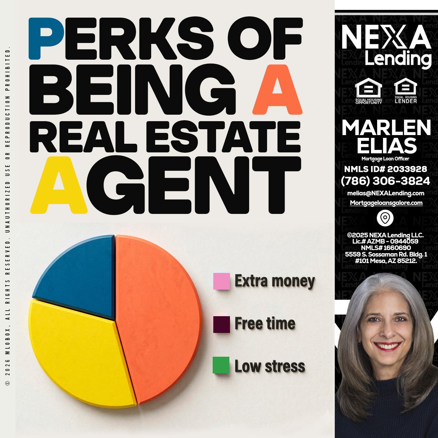 PERKS OF BEING - Marlen Elias -Mortgage Loan Officer