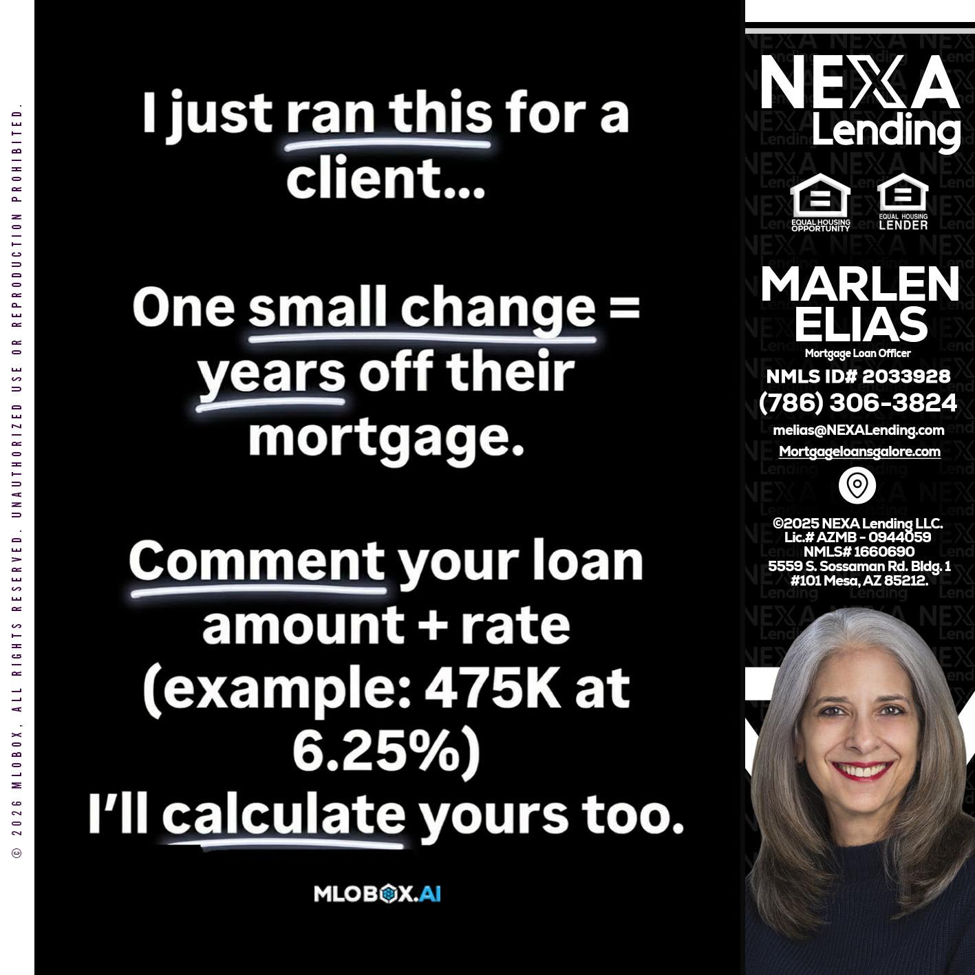 I JUST RAN - Marlen Elias -Mortgage Loan Officer