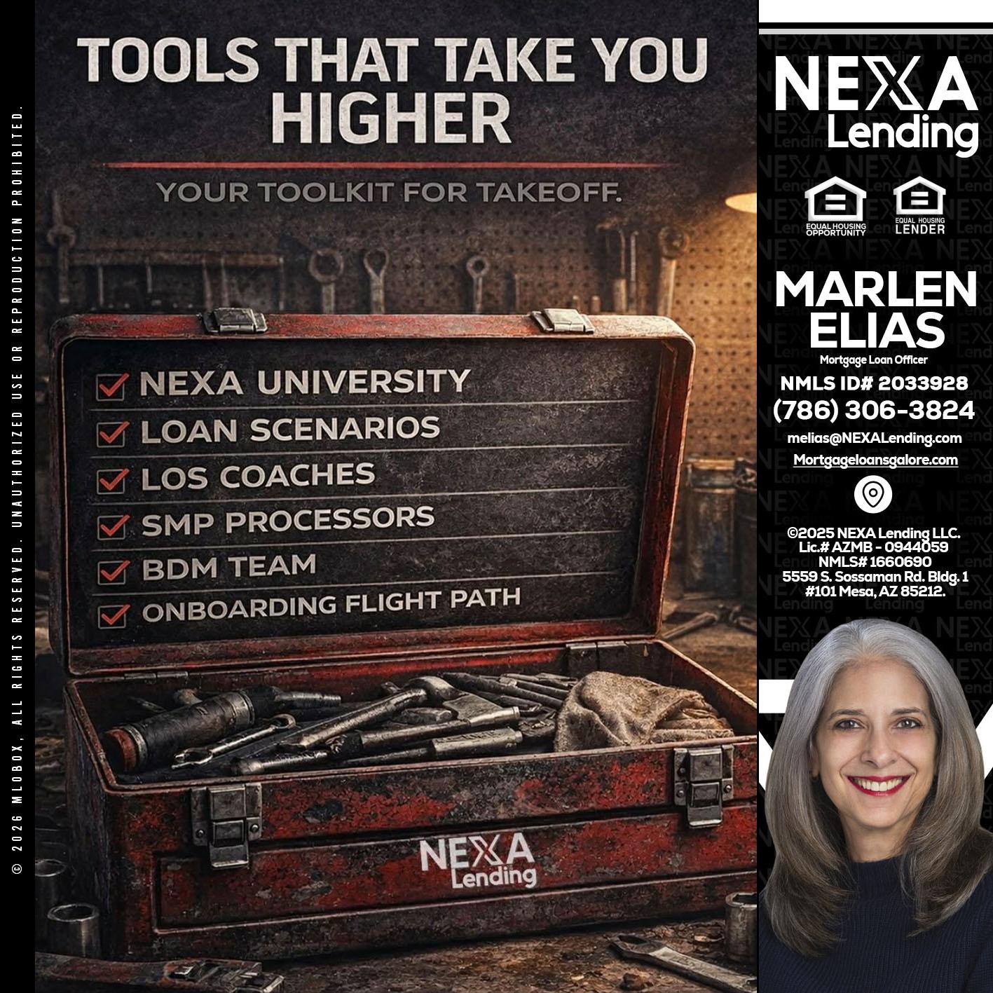 TOOLS THAT - Marlen Elias -Mortgage Loan Officer