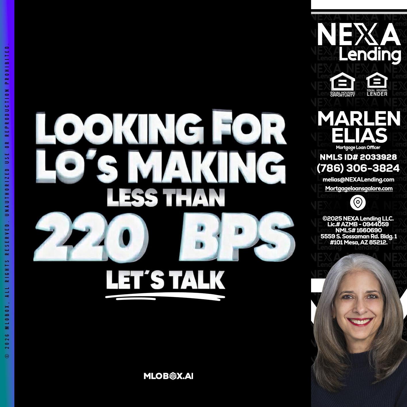 LOOKING FOR - Marlen Elias -Mortgage Loan Officer