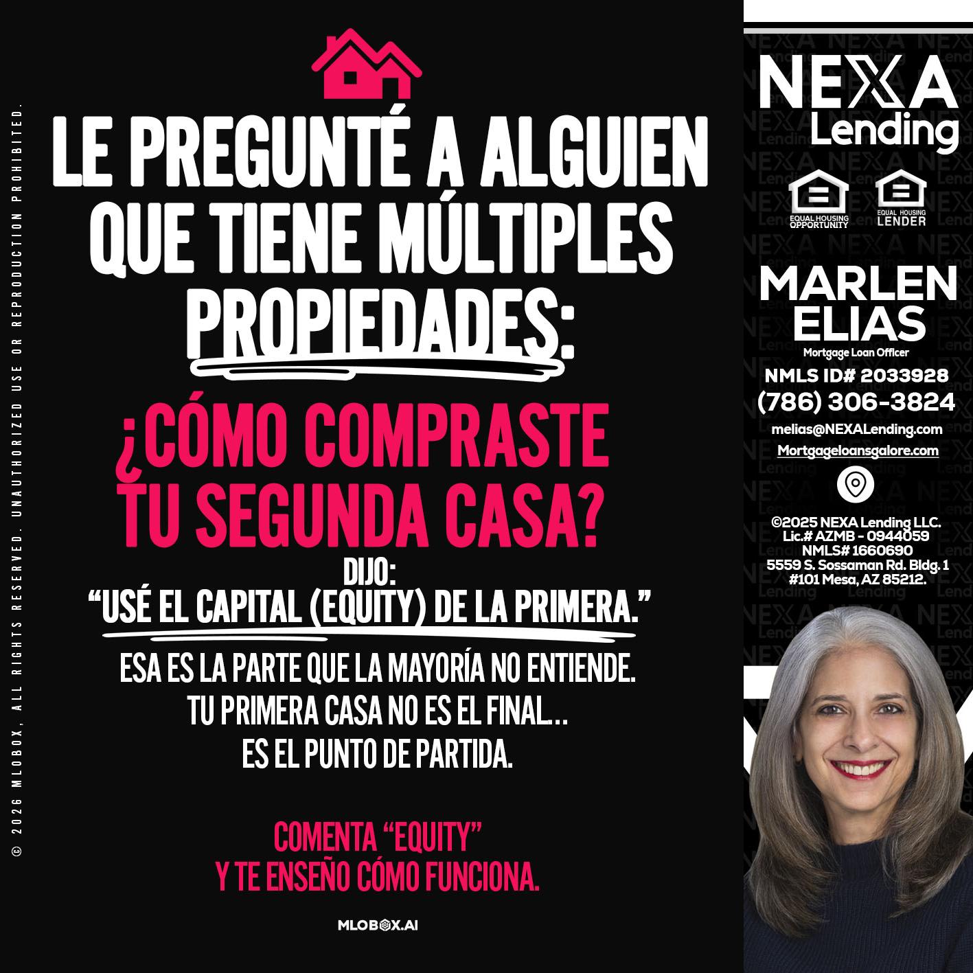 LE PREGUNTE A ALGUIEN - Marlen Elias -Mortgage Loan Officer