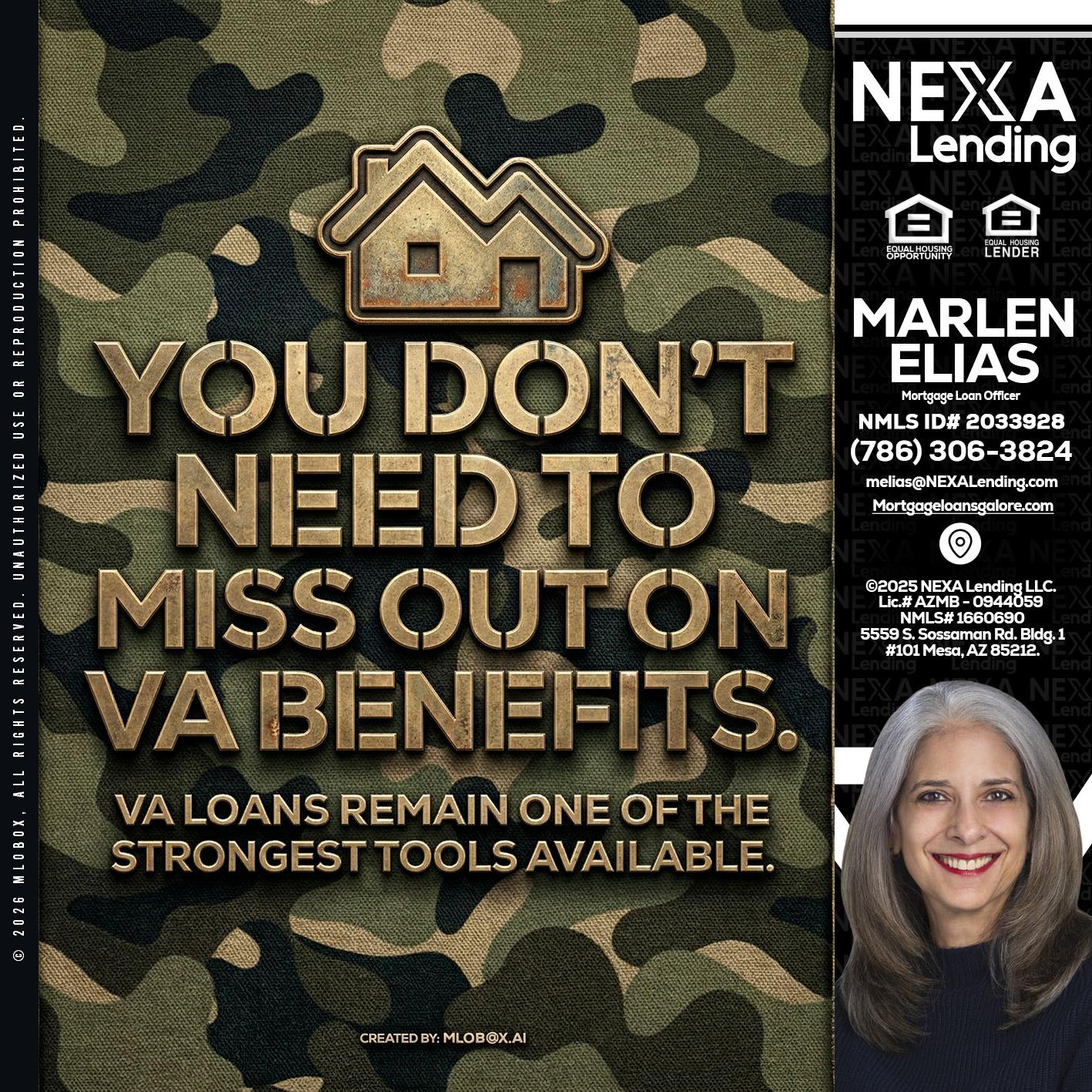 you don't need - Marlen Elias -Mortgage Loan Officer