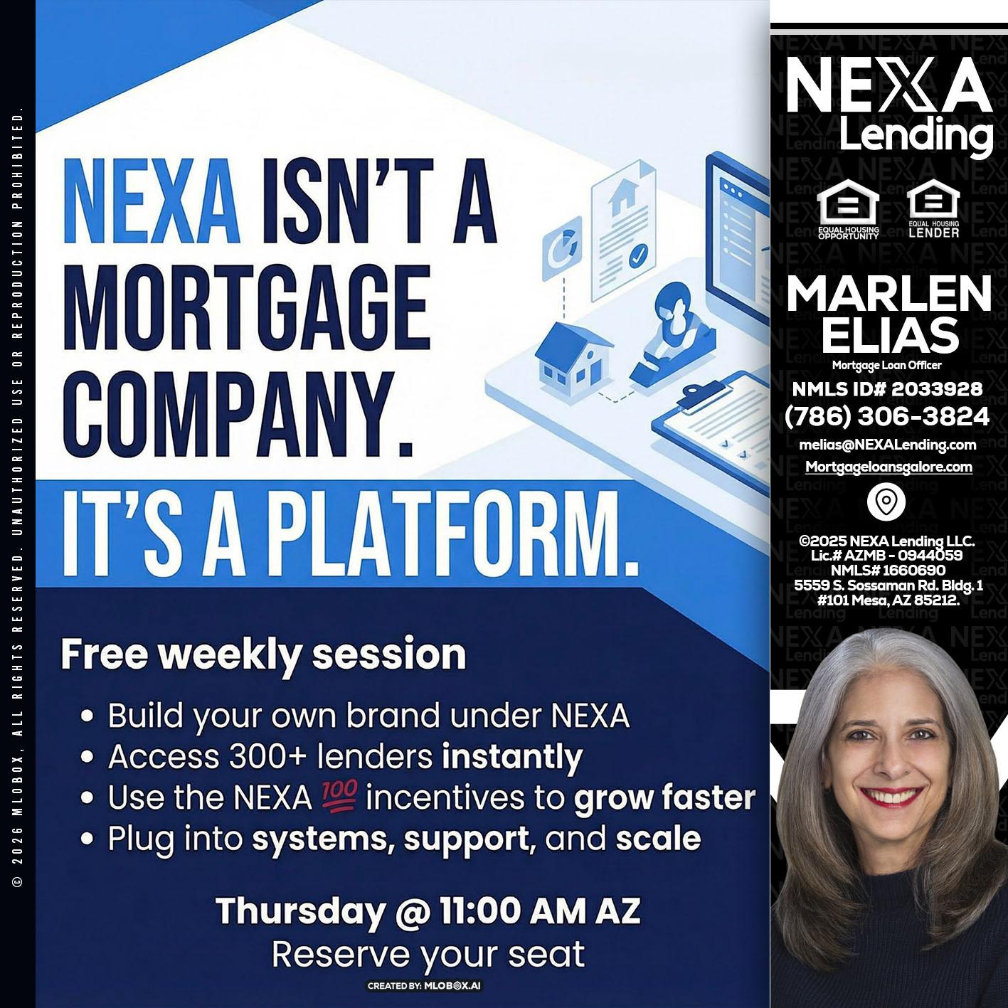 NEXA ISNT - Marlen Elias -Mortgage Loan Officer