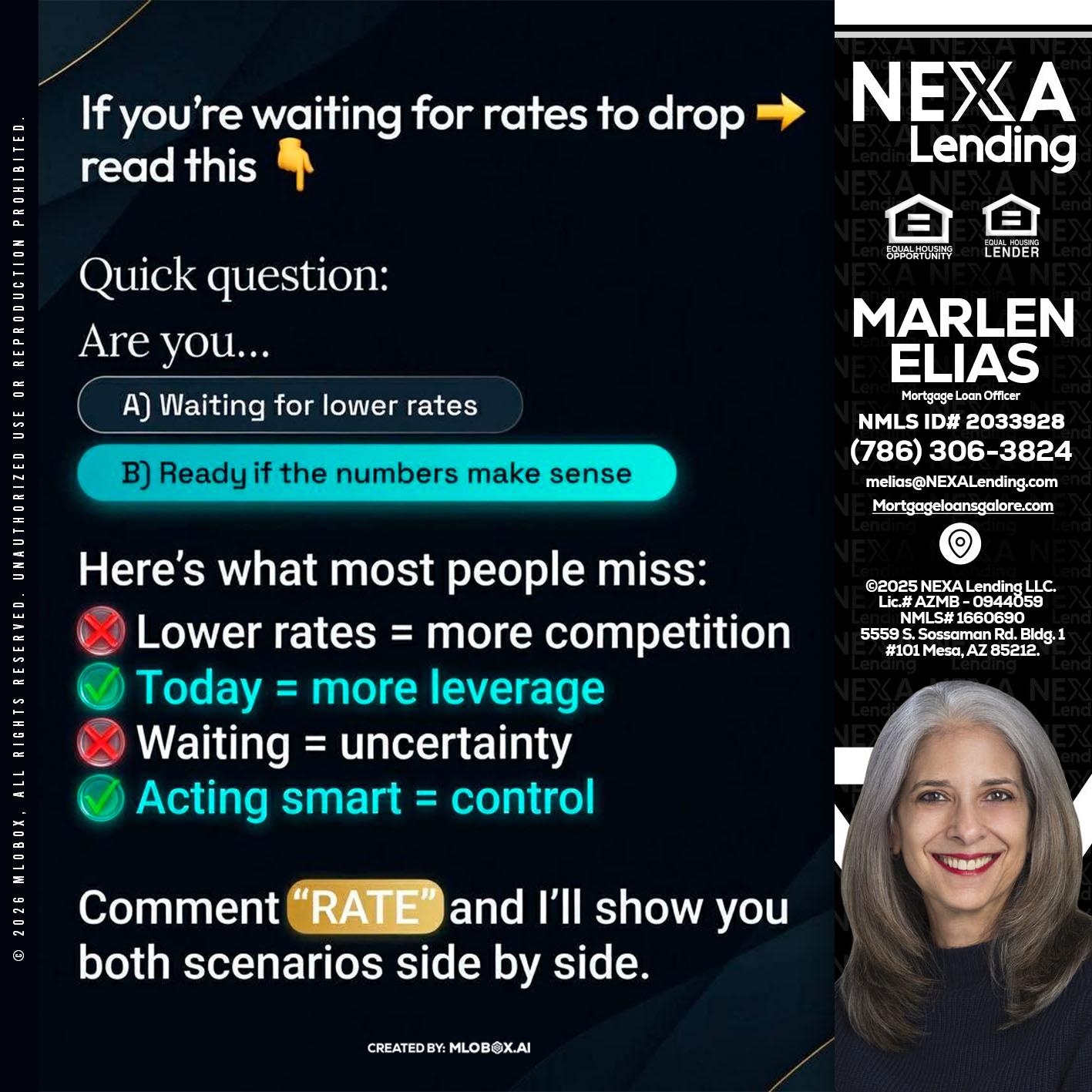 IF YOU ARE - Marlen Elias -Mortgage Loan Officer