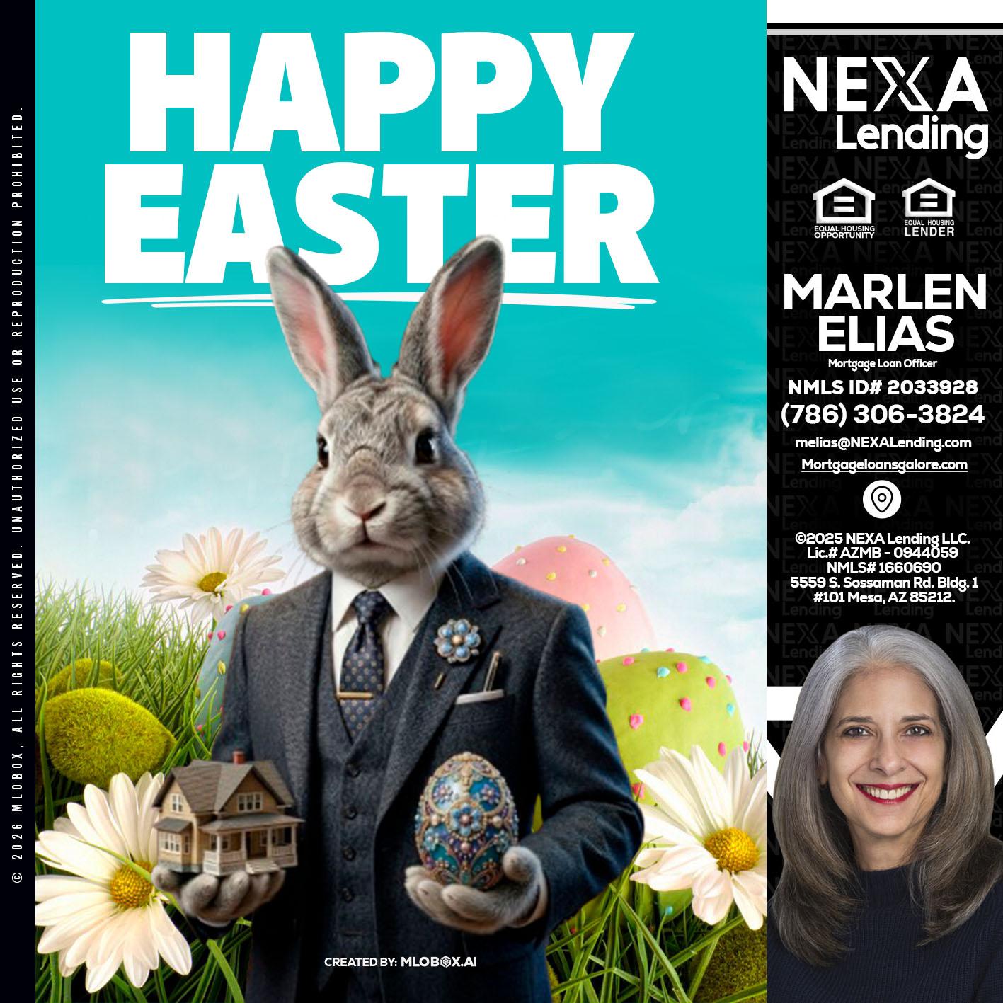 HAPPY EASTER - Marlen Elias -Mortgage Loan Officer