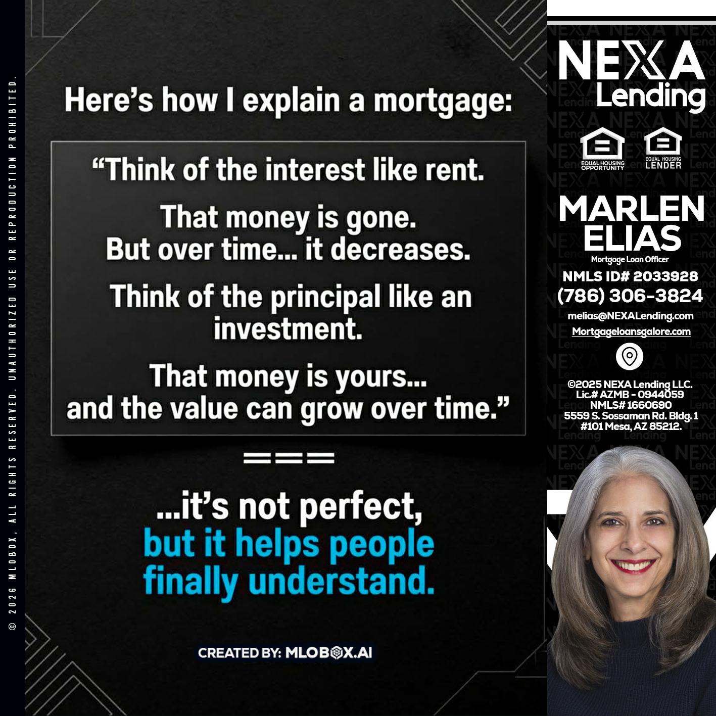 HERES NOW - Marlen Elias -Mortgage Loan Officer