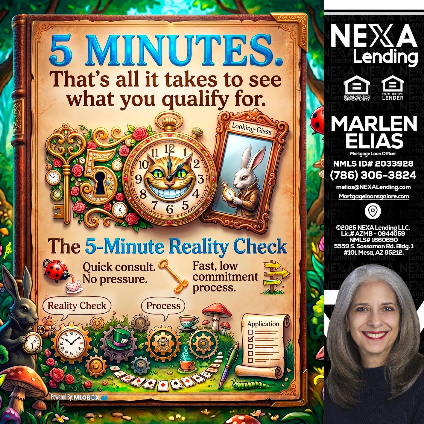 Reality Check! - Marlen Elias -Mortgage Loan Officer