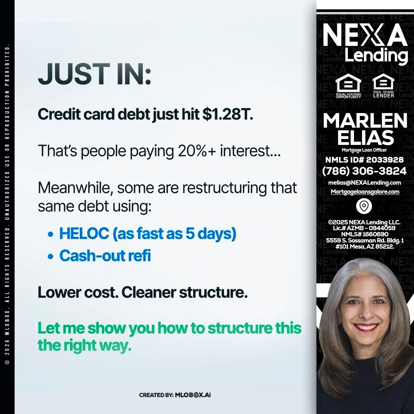 JUST IN - Marlen Elias -Mortgage Loan Officer