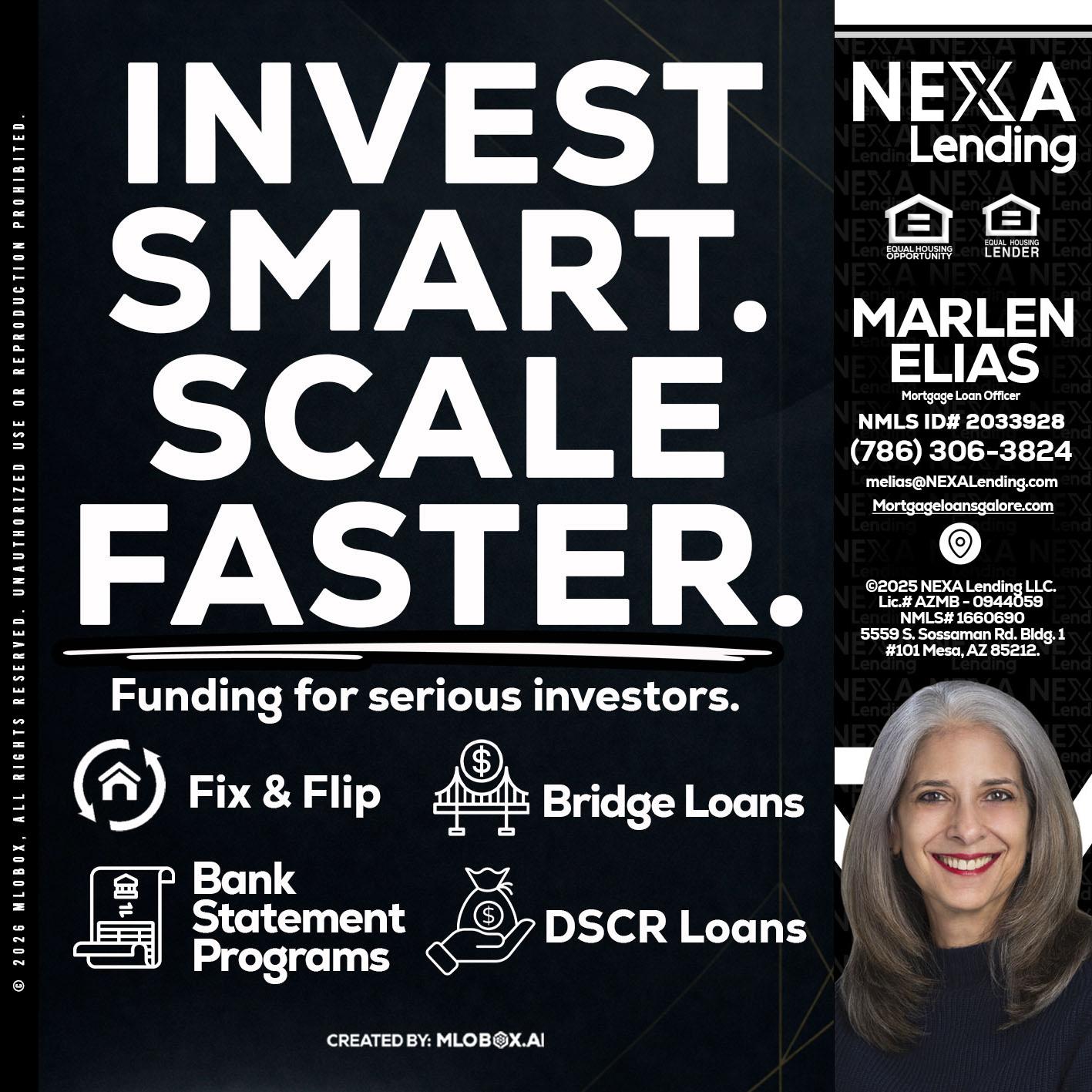 INVEST SMART - Marlen Elias -Mortgage Loan Officer