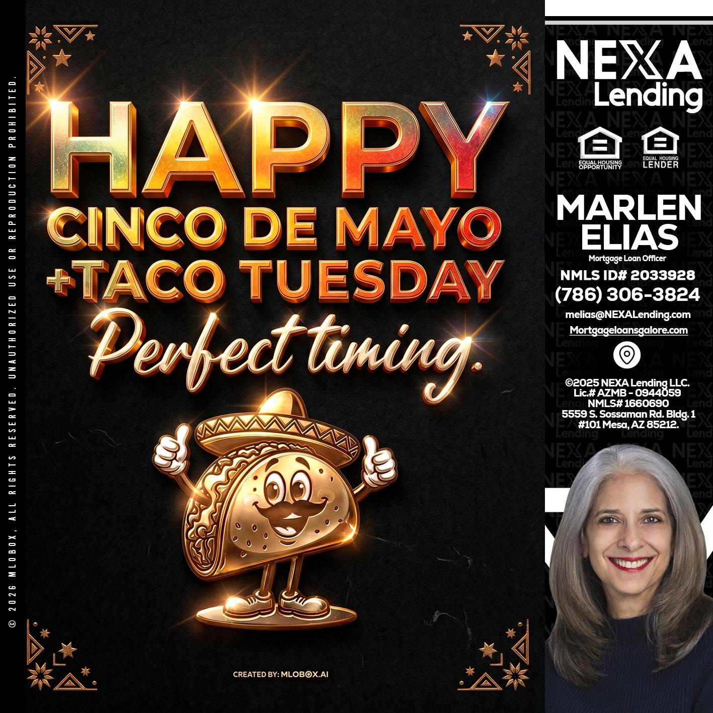 happy 5 de mayo - Marlen Elias -Mortgage Loan Officer