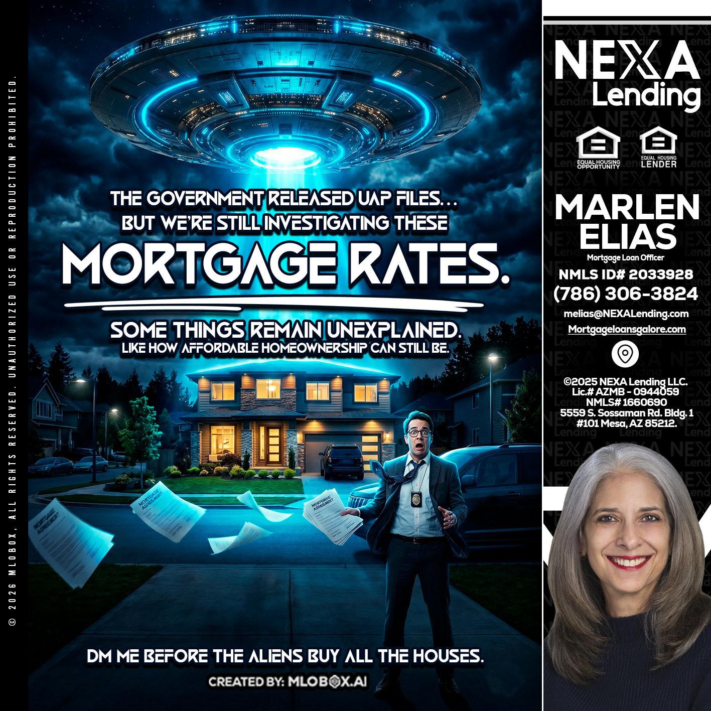 MORTGAGE RATES - Marlen Elias -Mortgage Loan Officer
