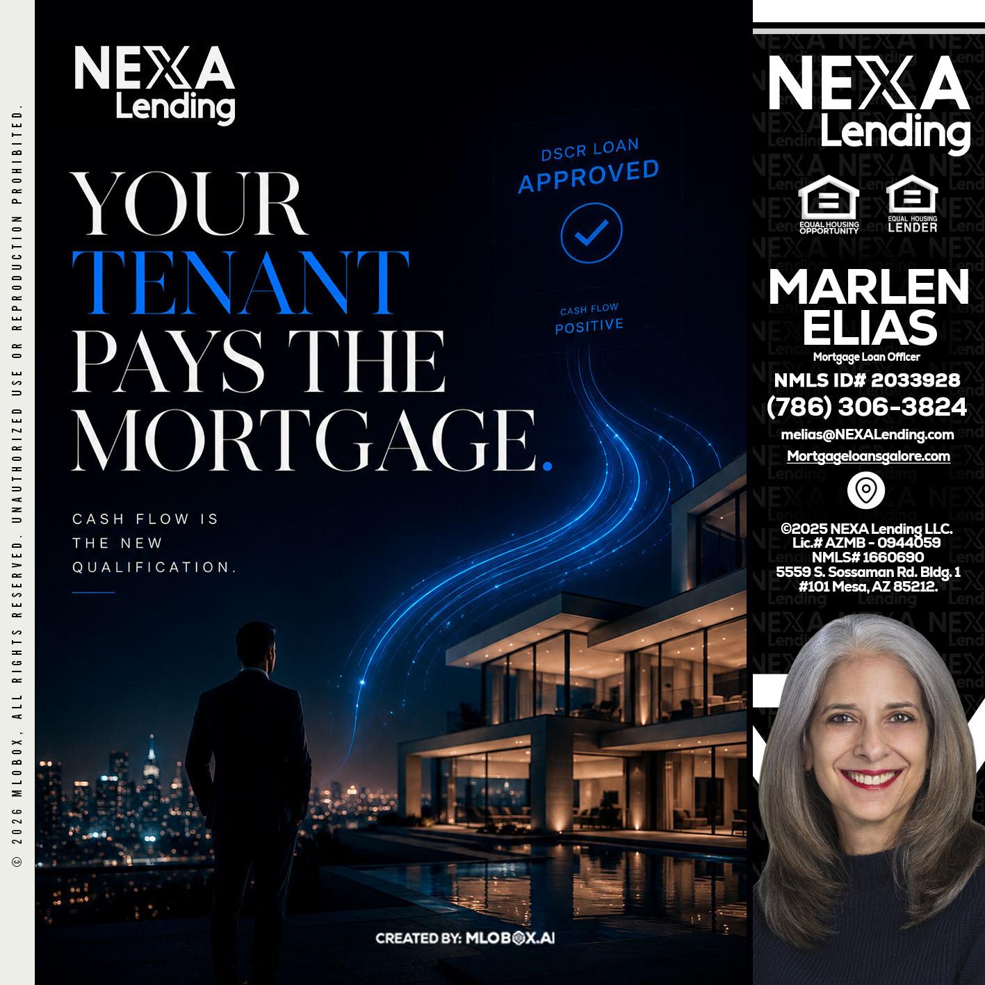 DSCR LOANS - Marlen Elias -Mortgage Loan Officer