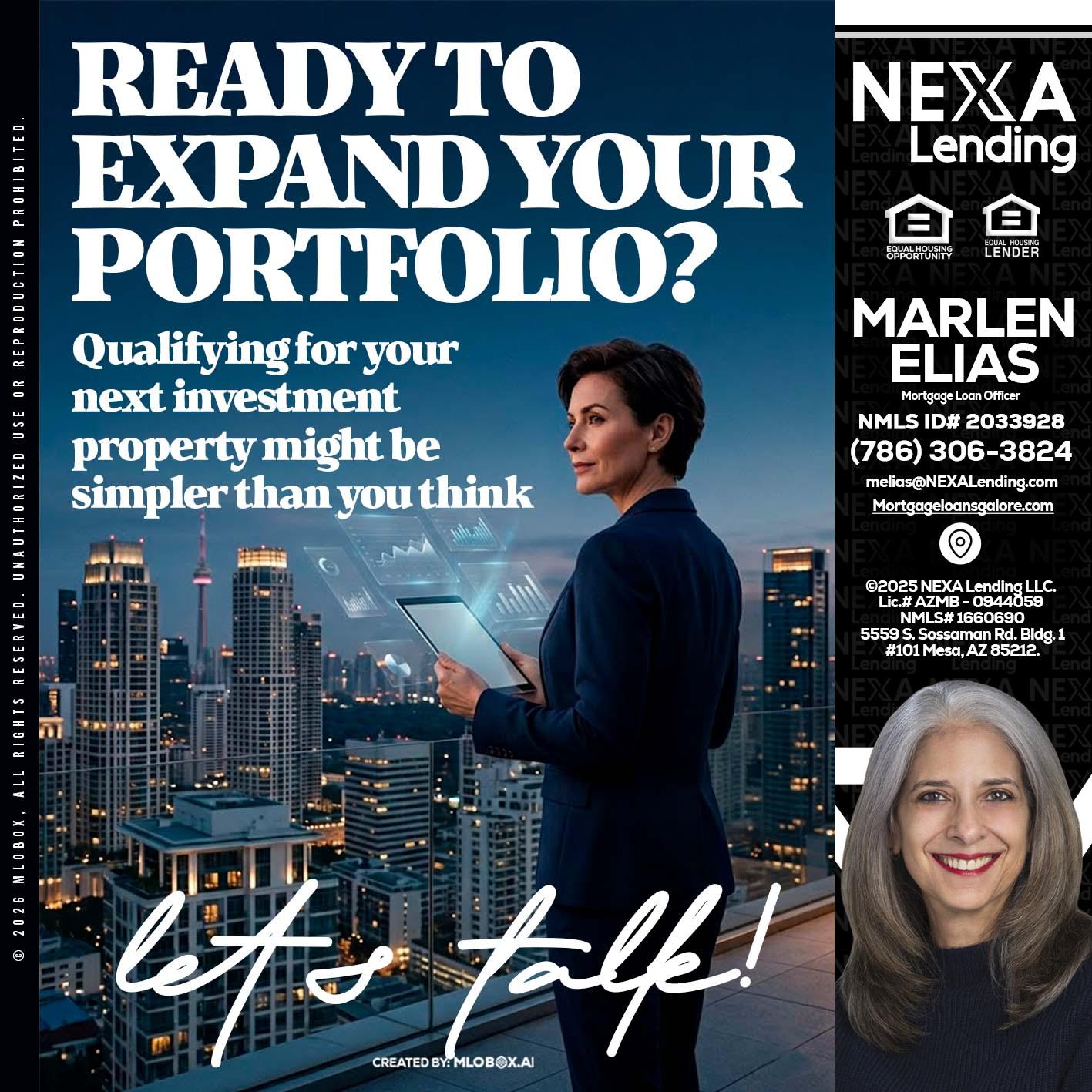 READY TO EXPAND - Marlen Elias -Mortgage Loan Officer