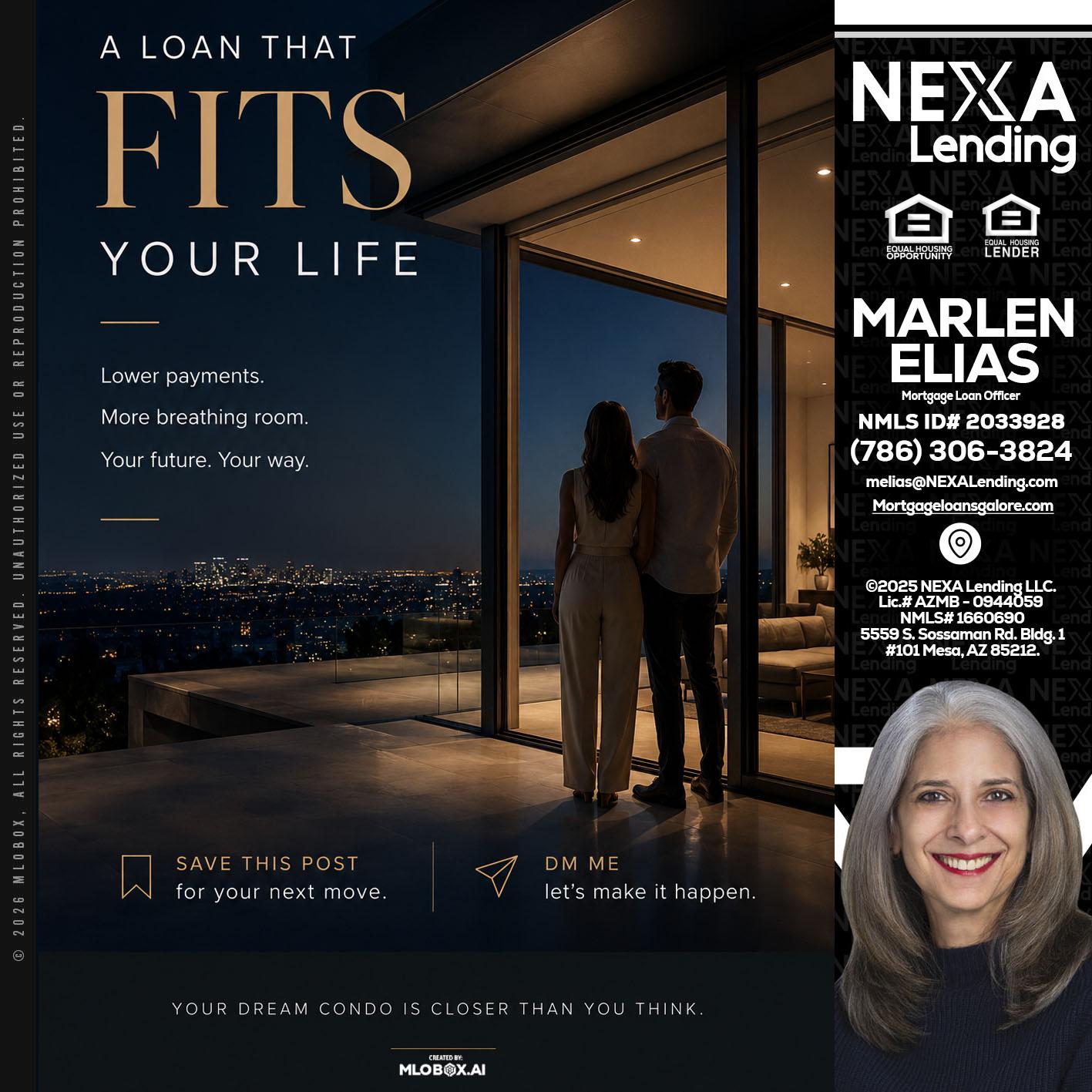 LOANS THAT FIT - Marlen Elias -Mortgage Loan Officer