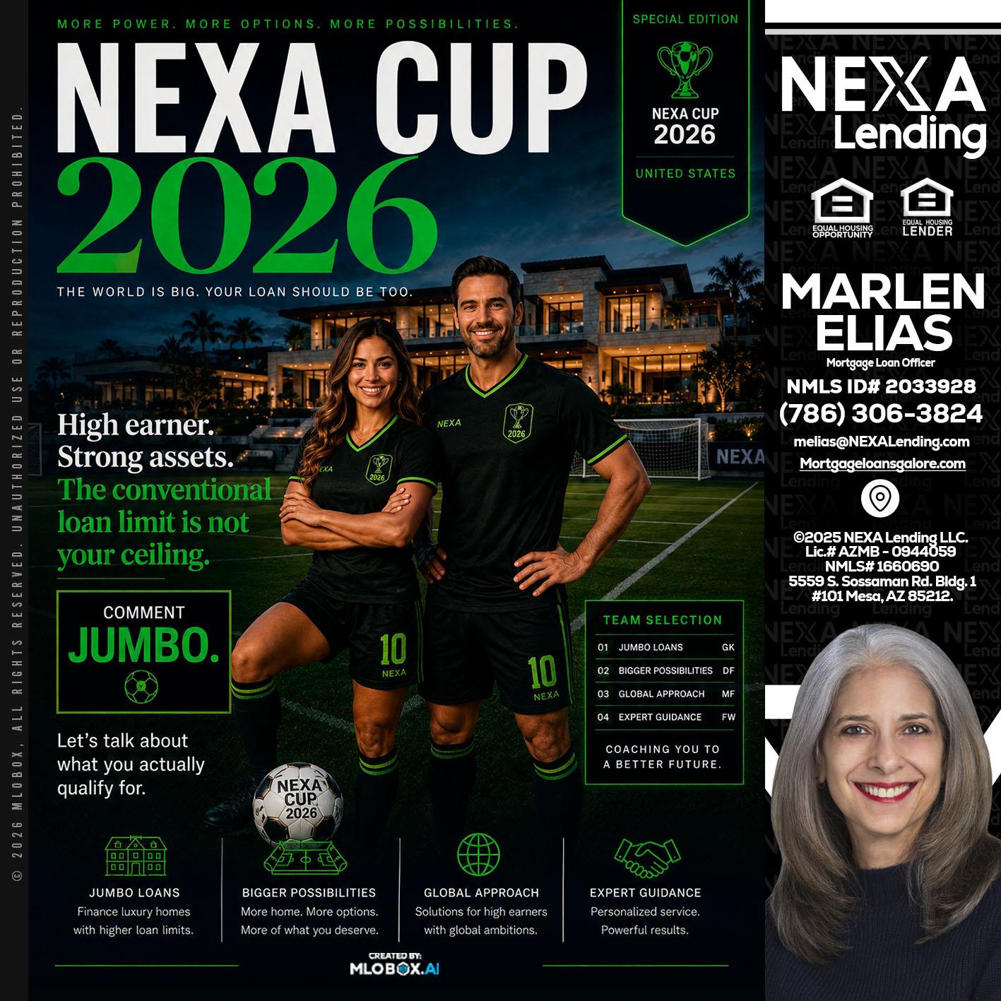 NEXA CUP 2026 - Marlen Elias -Mortgage Loan Officer
