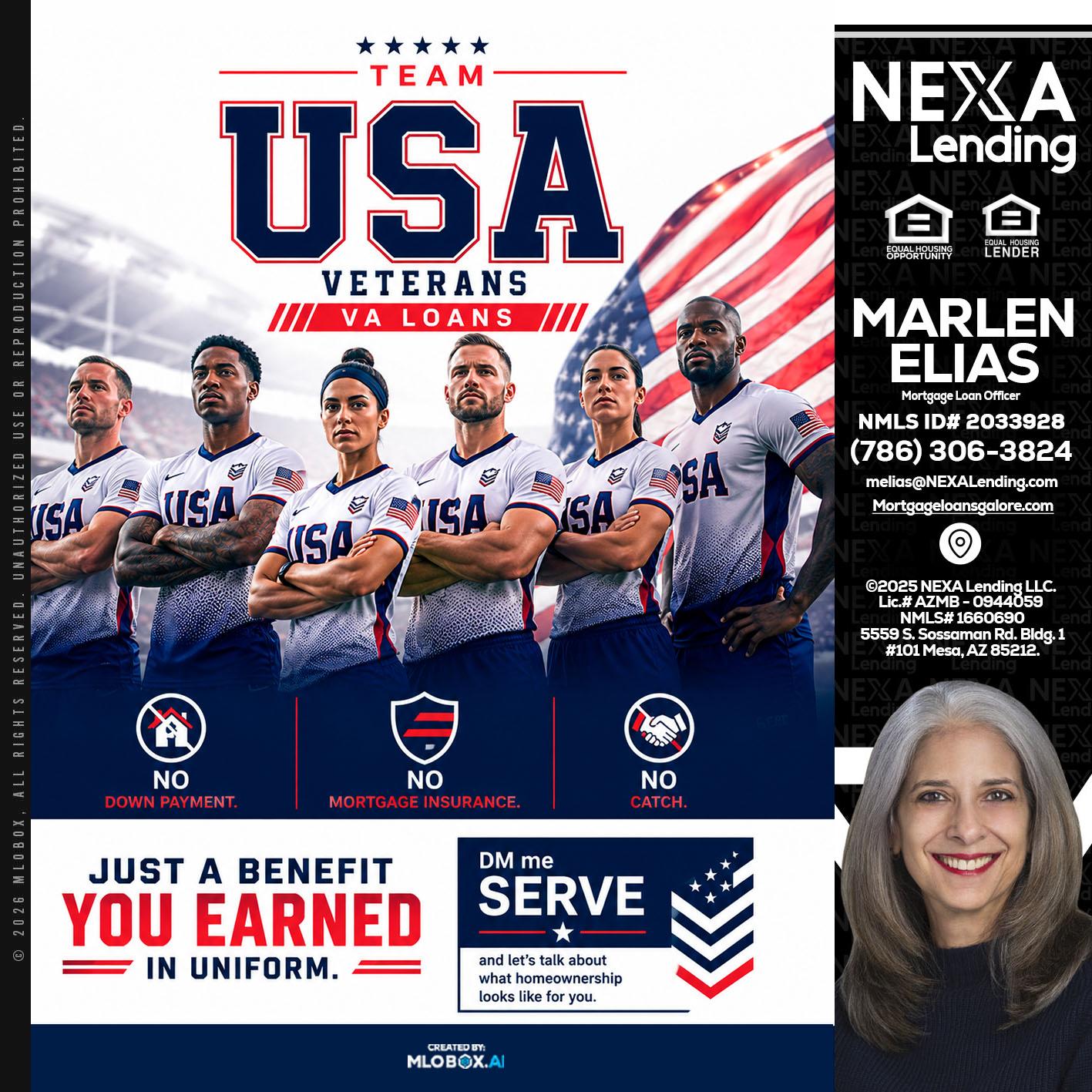 USA TEAM - Marlen Elias -Mortgage Loan Officer
