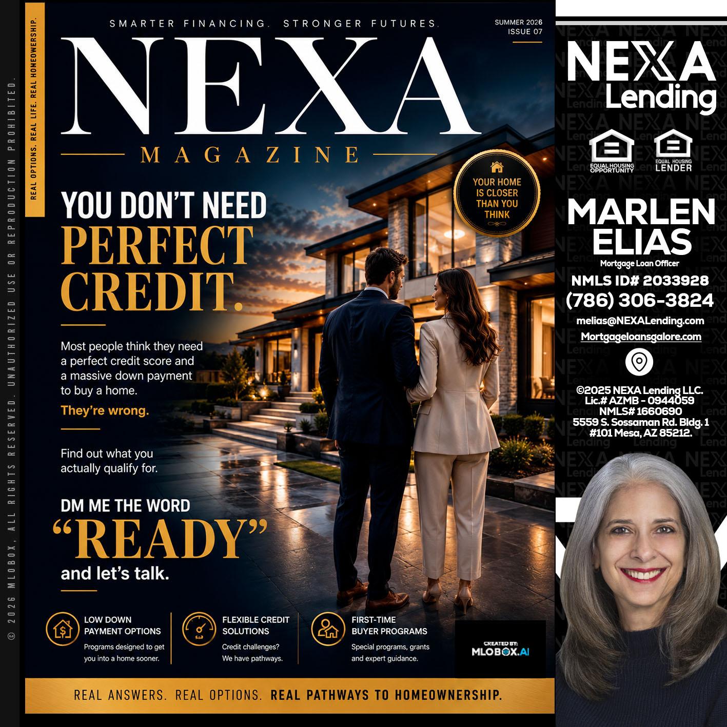 NEXA MAGAZINE - Marlen Elias -Mortgage Loan Officer