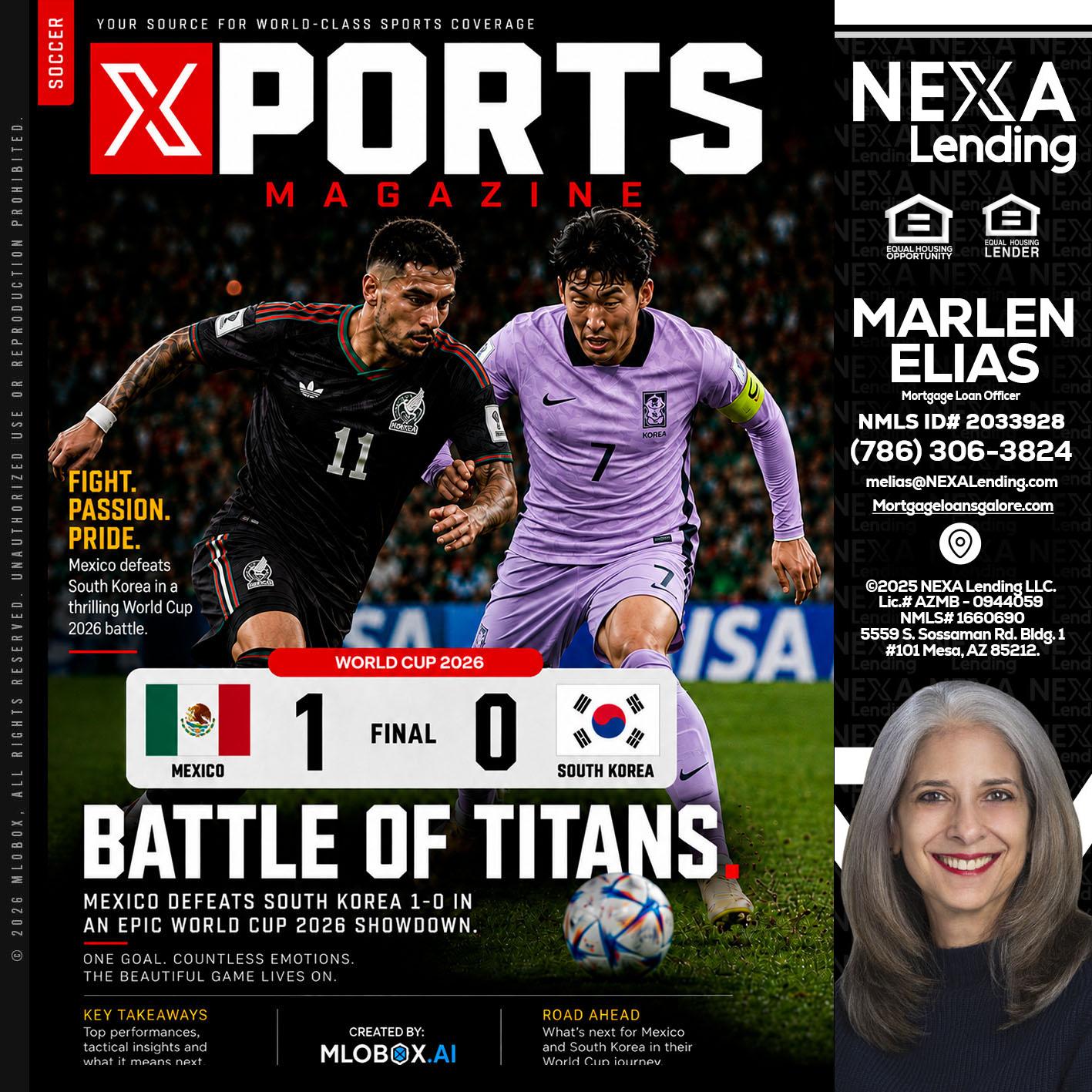 XPORTS MAGAZINE - Marlen Elias -Mortgage Loan Officer