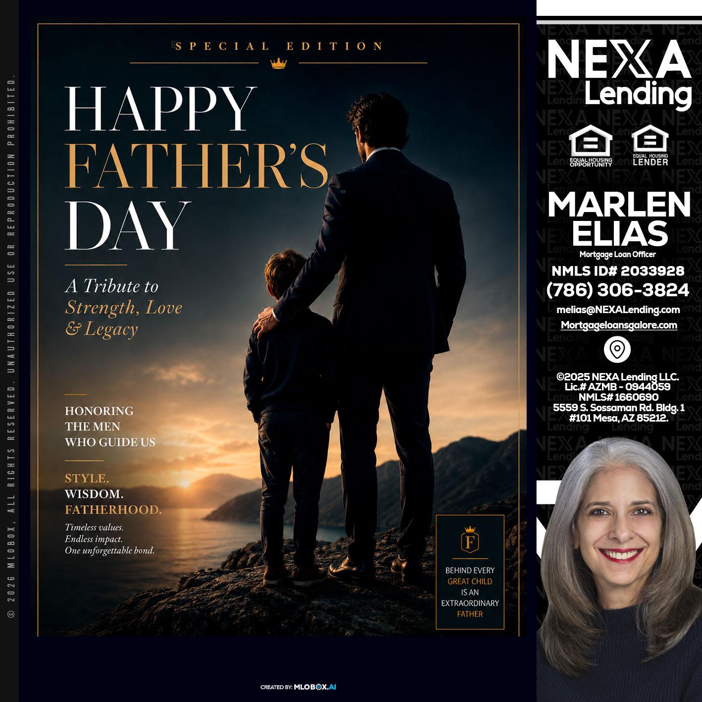 HAPPY FATHERS DAY - Marlen Elias -Mortgage Loan Officer
