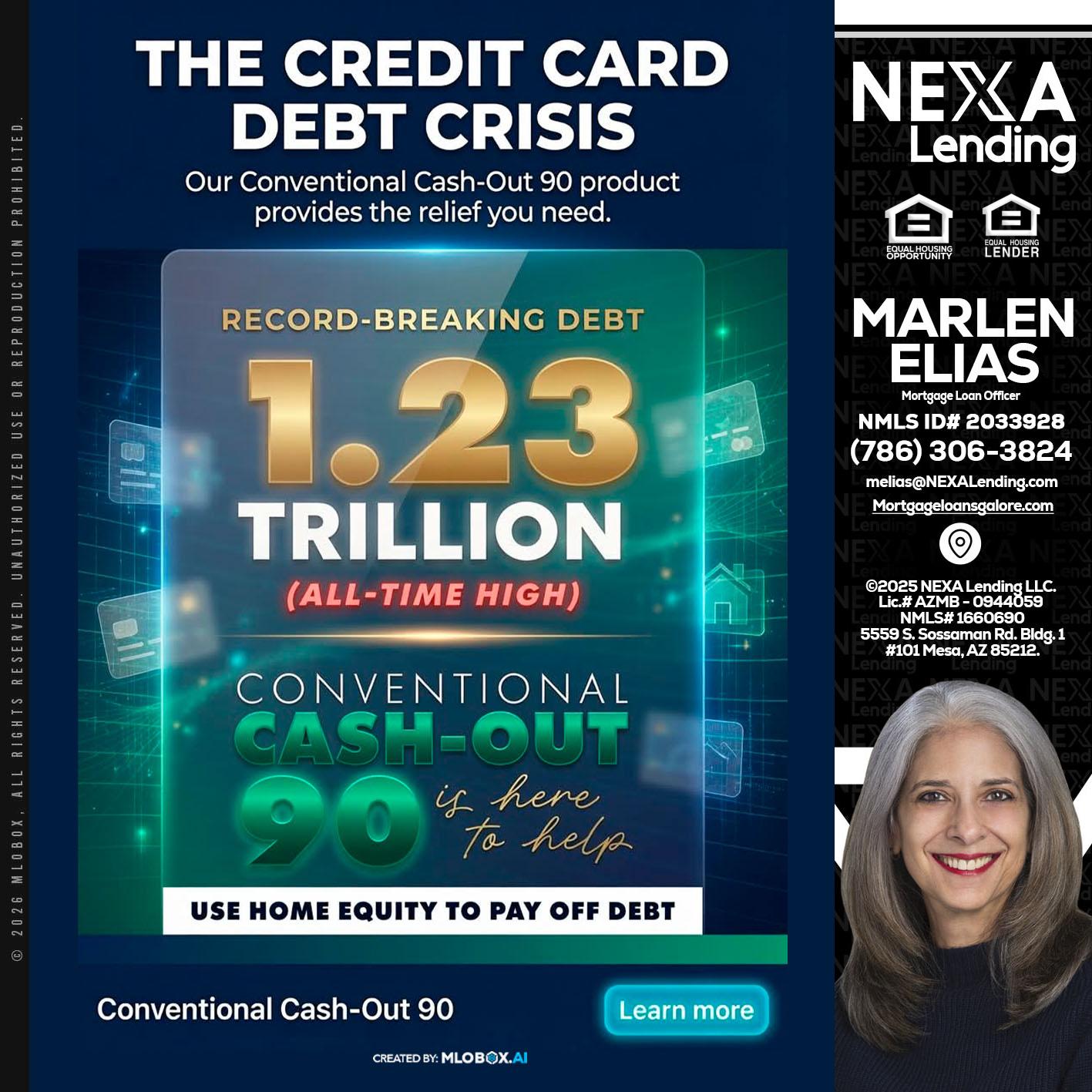 THE CREDIT CARD - Marlen Elias -Mortgage Loan Officer