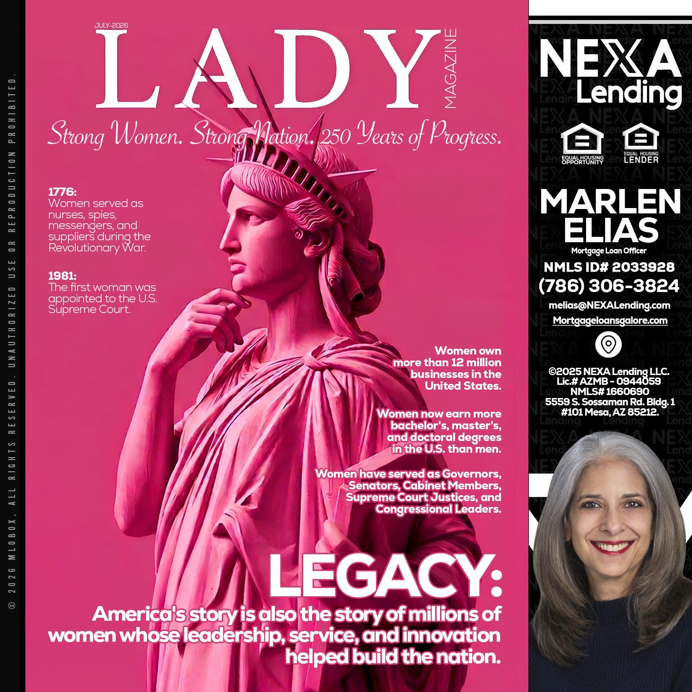 LADY LIBERTY! - Marlen Elias -Mortgage Loan Officer