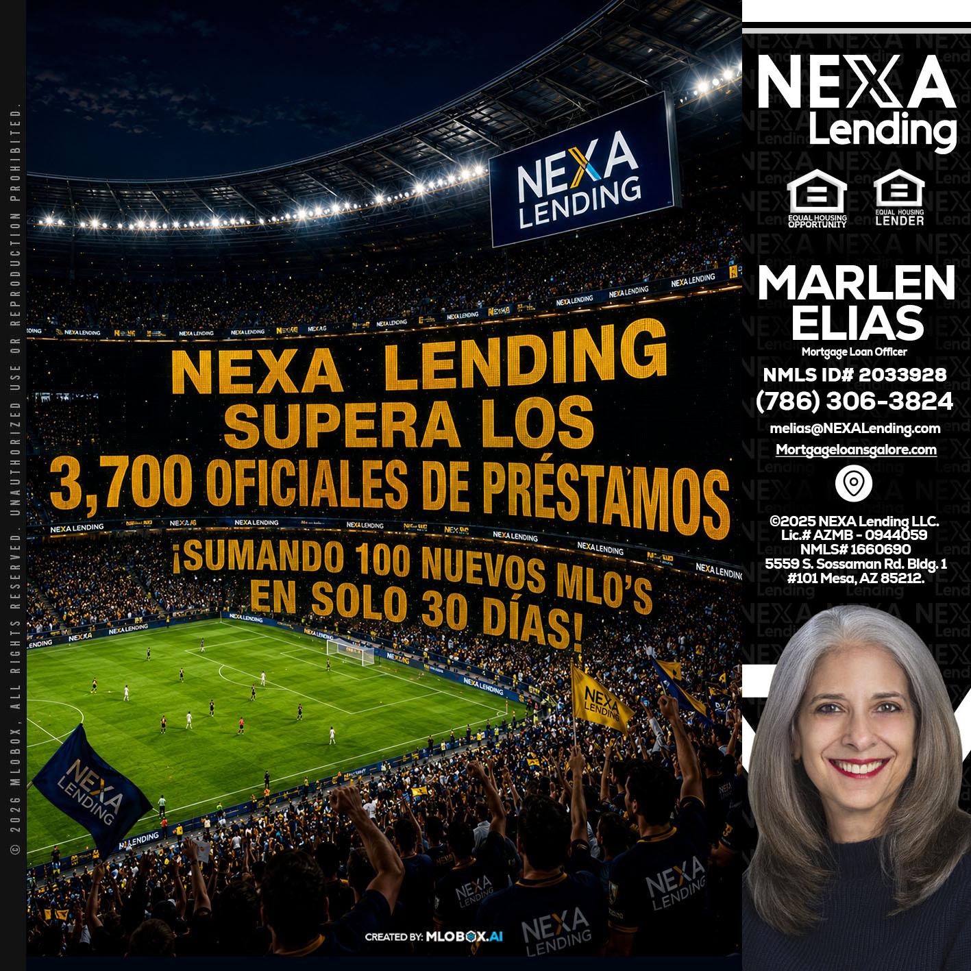 NEXA SUPERA - Marlen Elias -Mortgage Loan Officer
