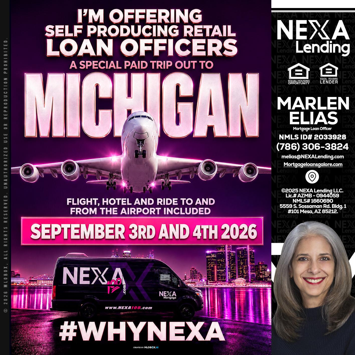 MICHIGAN TRIP - Marlen Elias -Mortgage Loan Officer