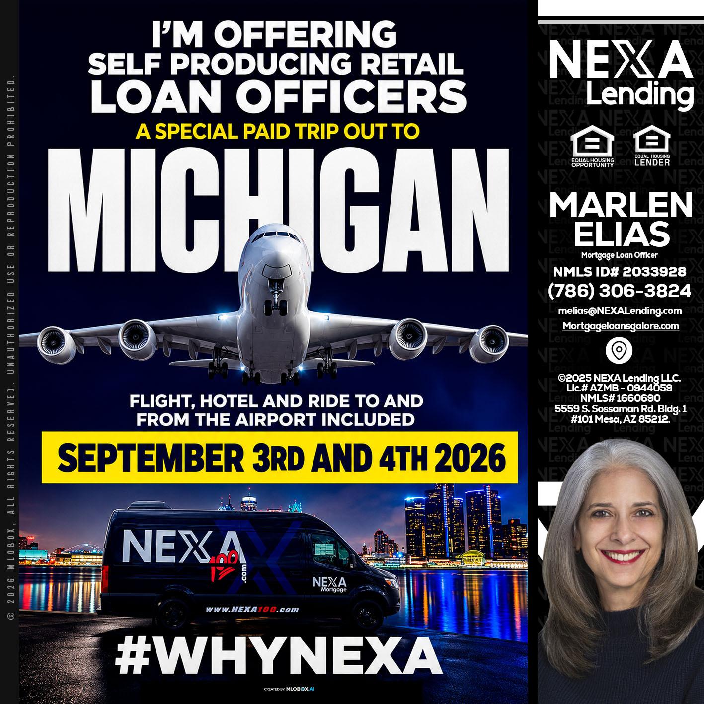 MICHIGAN - Marlen Elias -Mortgage Loan Officer